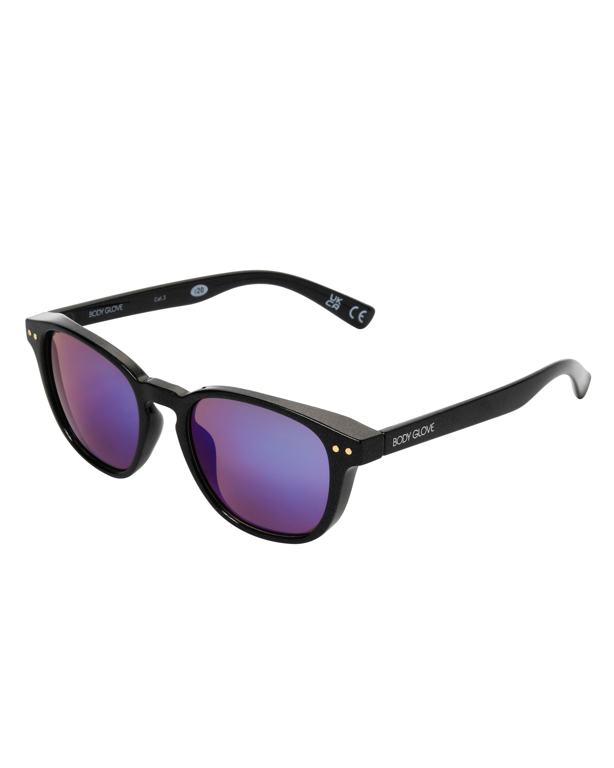 Serenity Round Sunglasses - Black