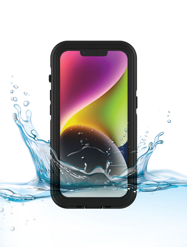 Body Glove Tidal Waterproof Phone Case for iPhone XR - Black/Clear