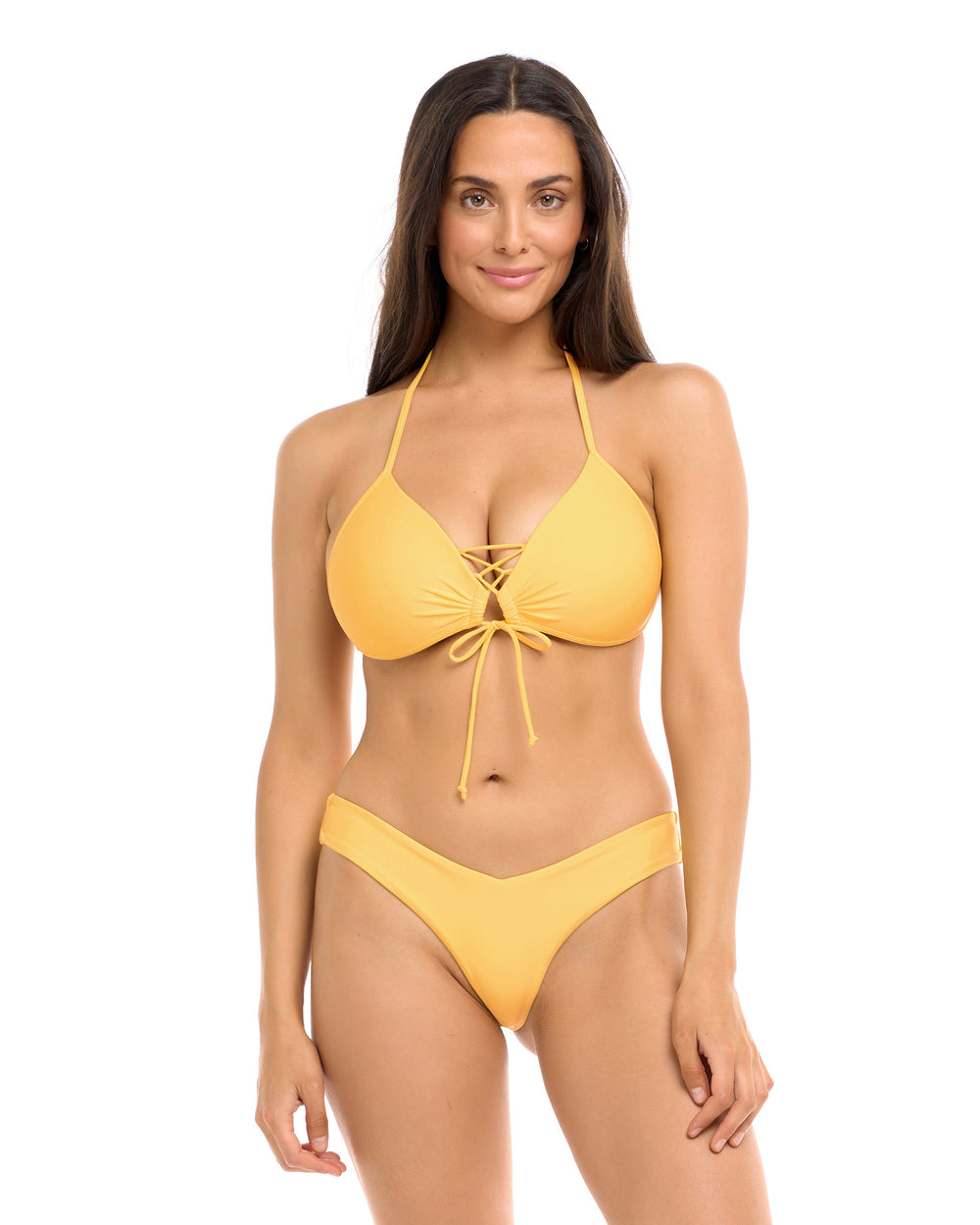 Buy High Neck Bikini Swimsuit Top in Red, Yellow, Blue, Green, Orange,  Purple, Turquoise in S M L XL Online in India 