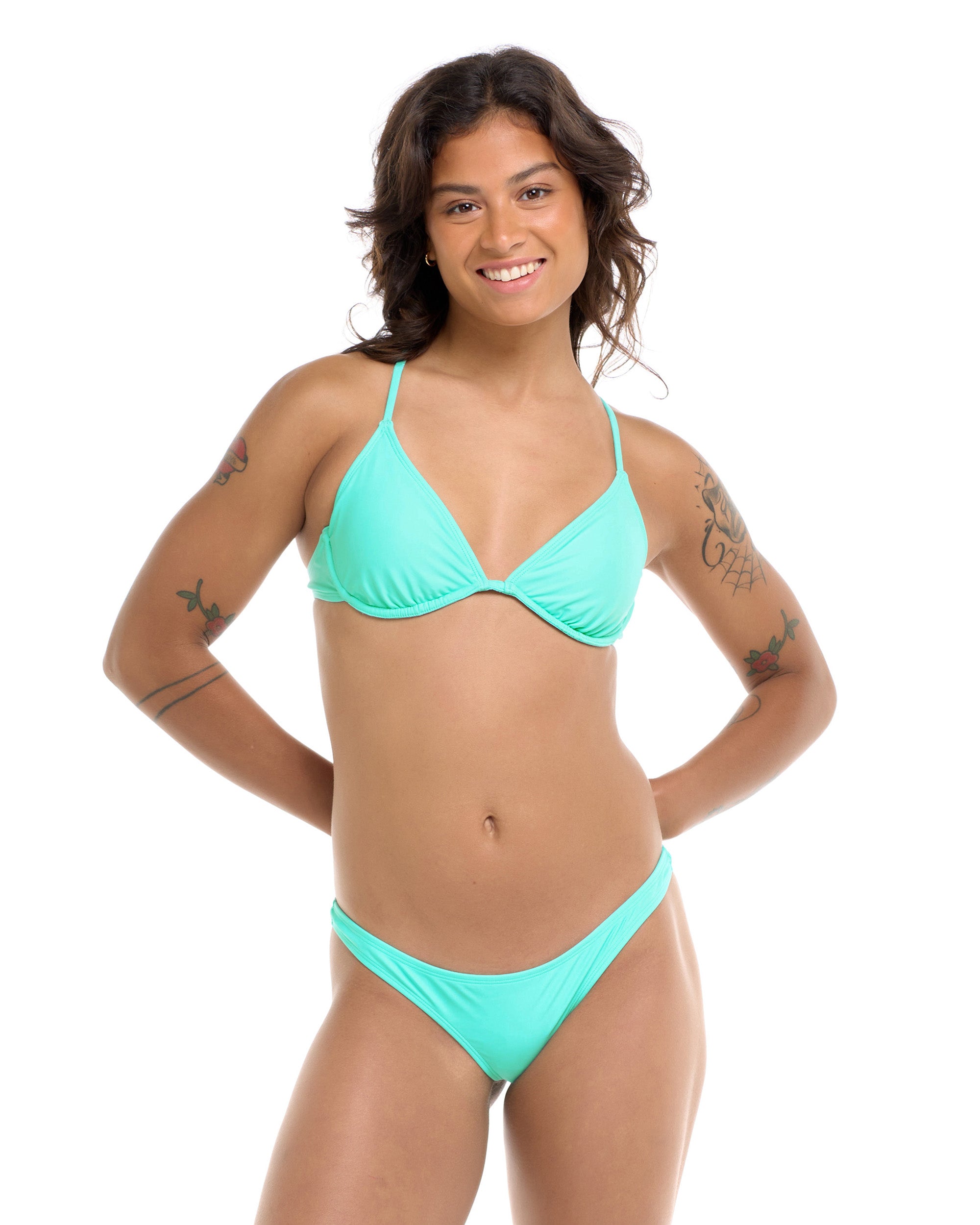 Smoothies Patsy Bikini Top - Sea Mist