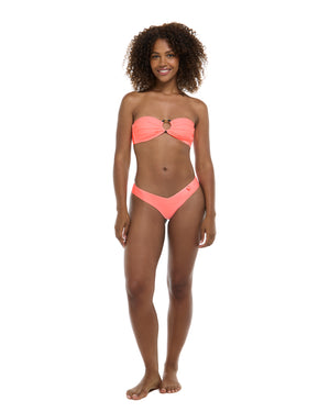 Smoothies Irene Bandeau Top - Coral