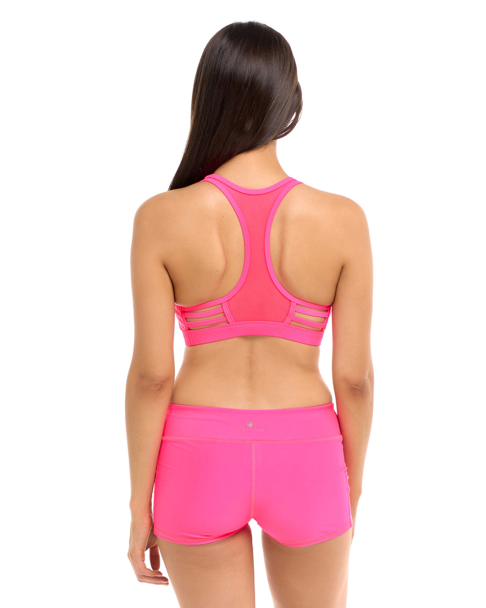 Florentine Stretch Sports Bra - First Date- Hot Pink – Honey Active