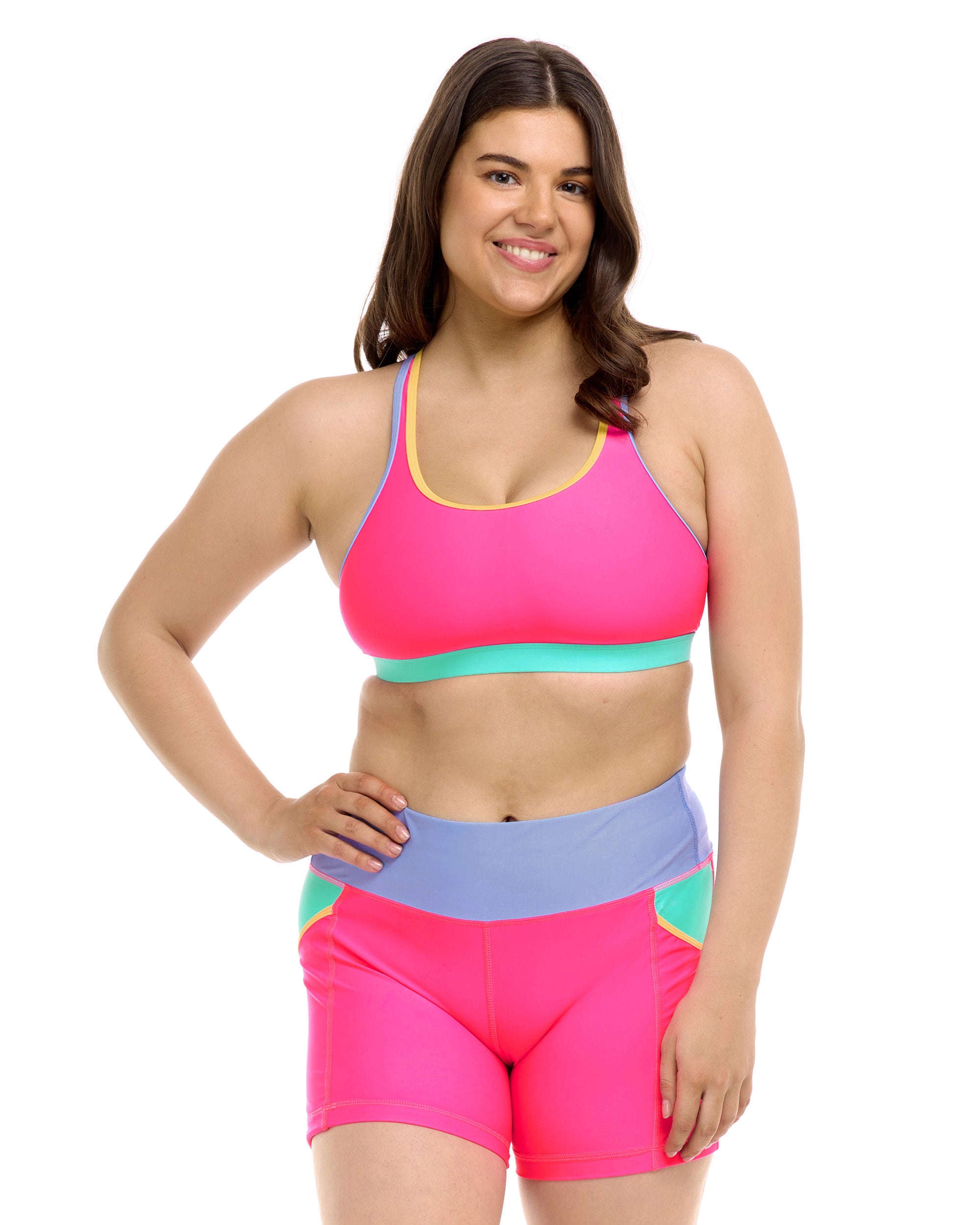 Vibration Equalizer Sports Bra - Bubble Gum