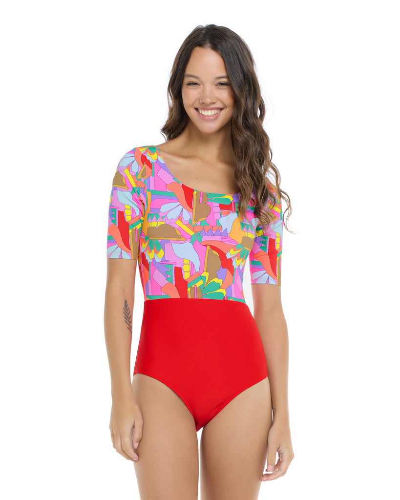 Artistry Kat One-Piece Swimsuit - Artistry / Multi - Body Glove