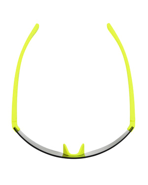 Vibez Rimless Shield Sunglasses - Neon Citron