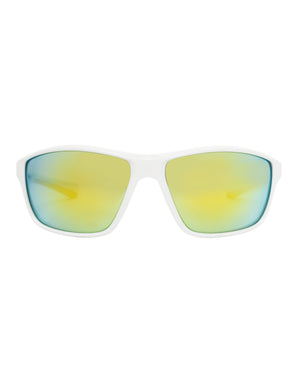 Stoked Wrap Sunglasses - White