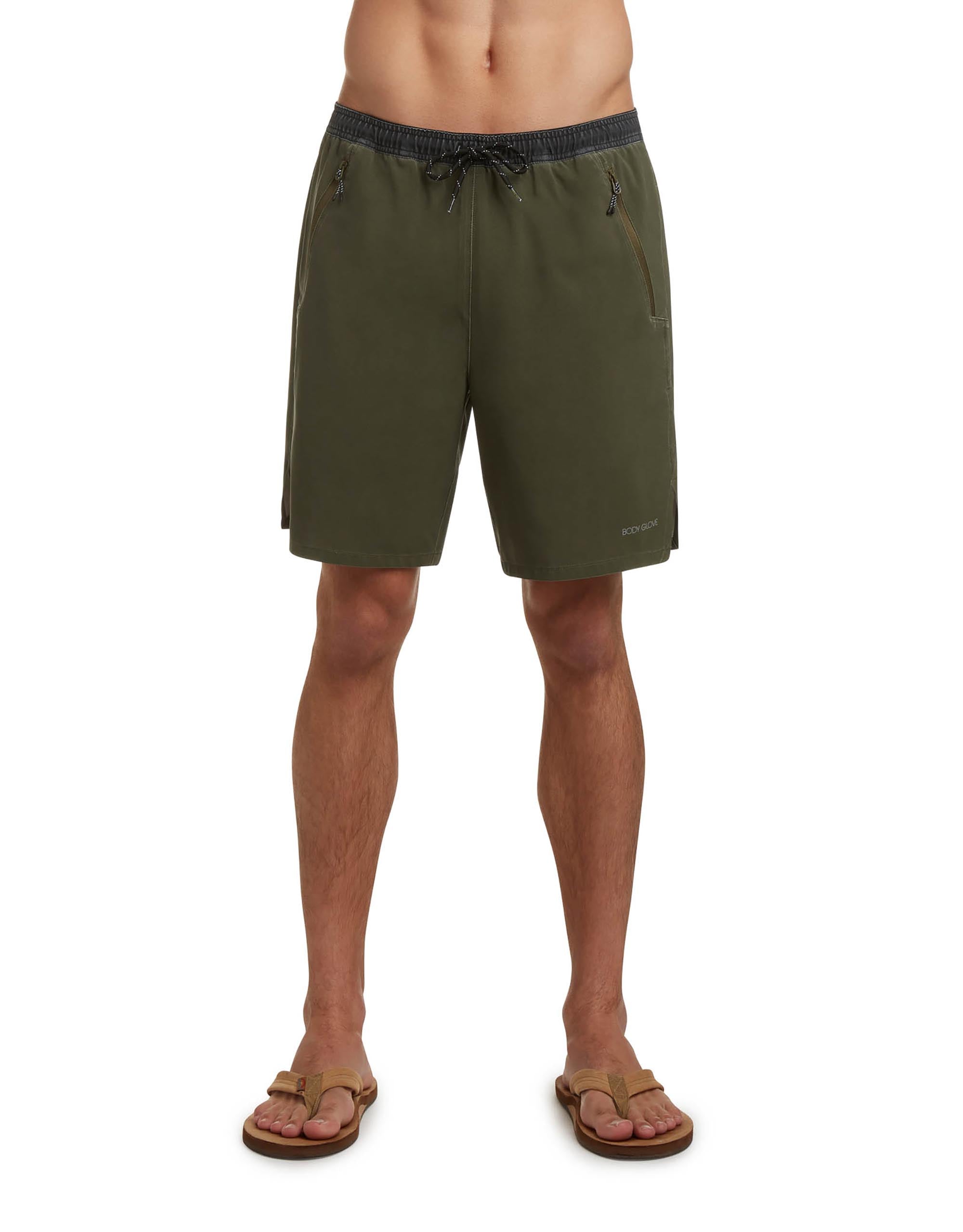 Drifter 19" Hybrid Training Short - Military Olive