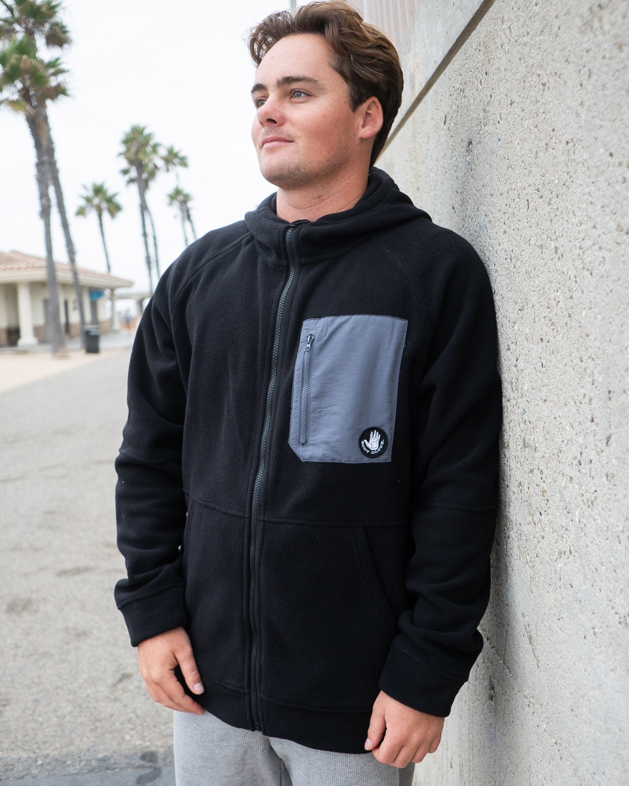 Men's Dyno Polar Fleece Jacket - Black