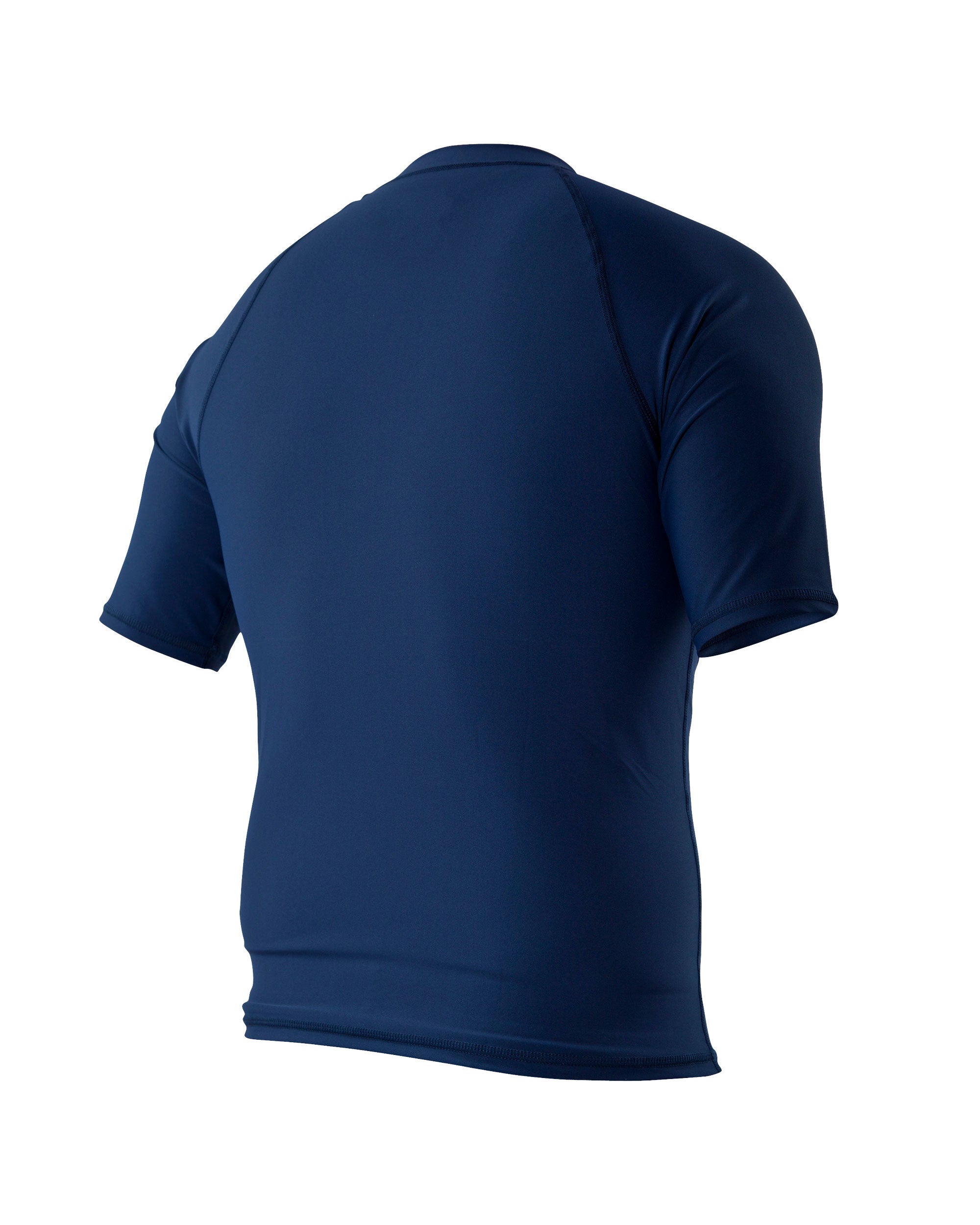 Men's Basic Short-Arm Lycra Rash Guard - Navy