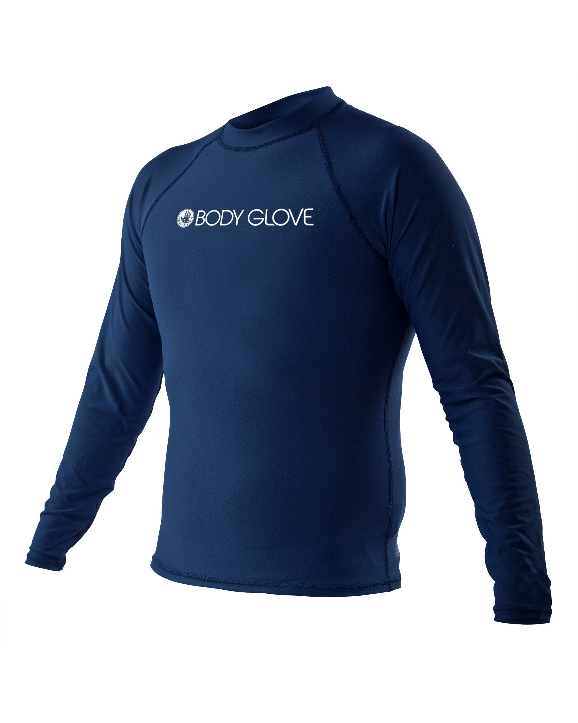 Men's Basic Long-Arm Lycra Rash Guard - Navy