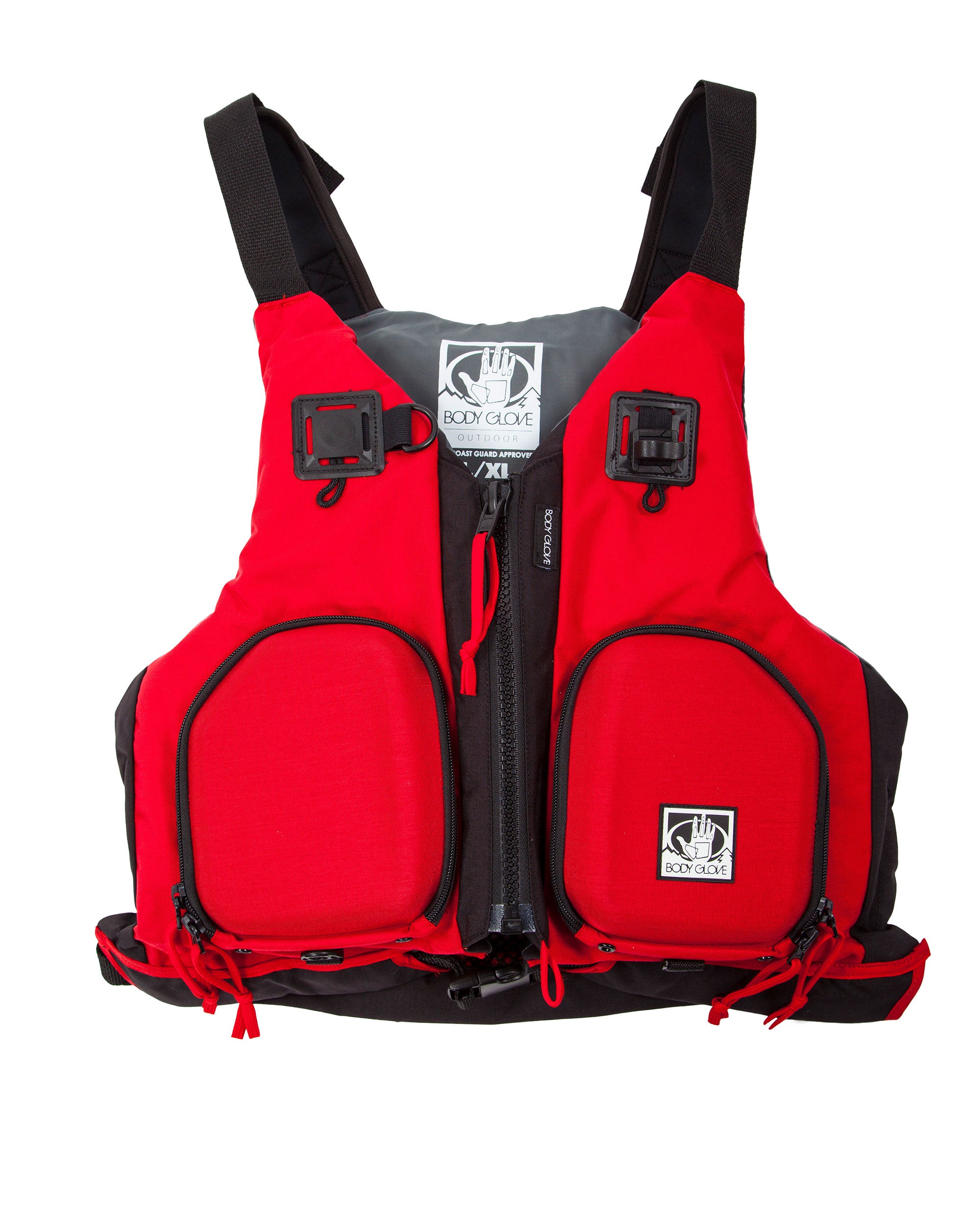 Sonar Fishing Vest - Men's/Youth - Red