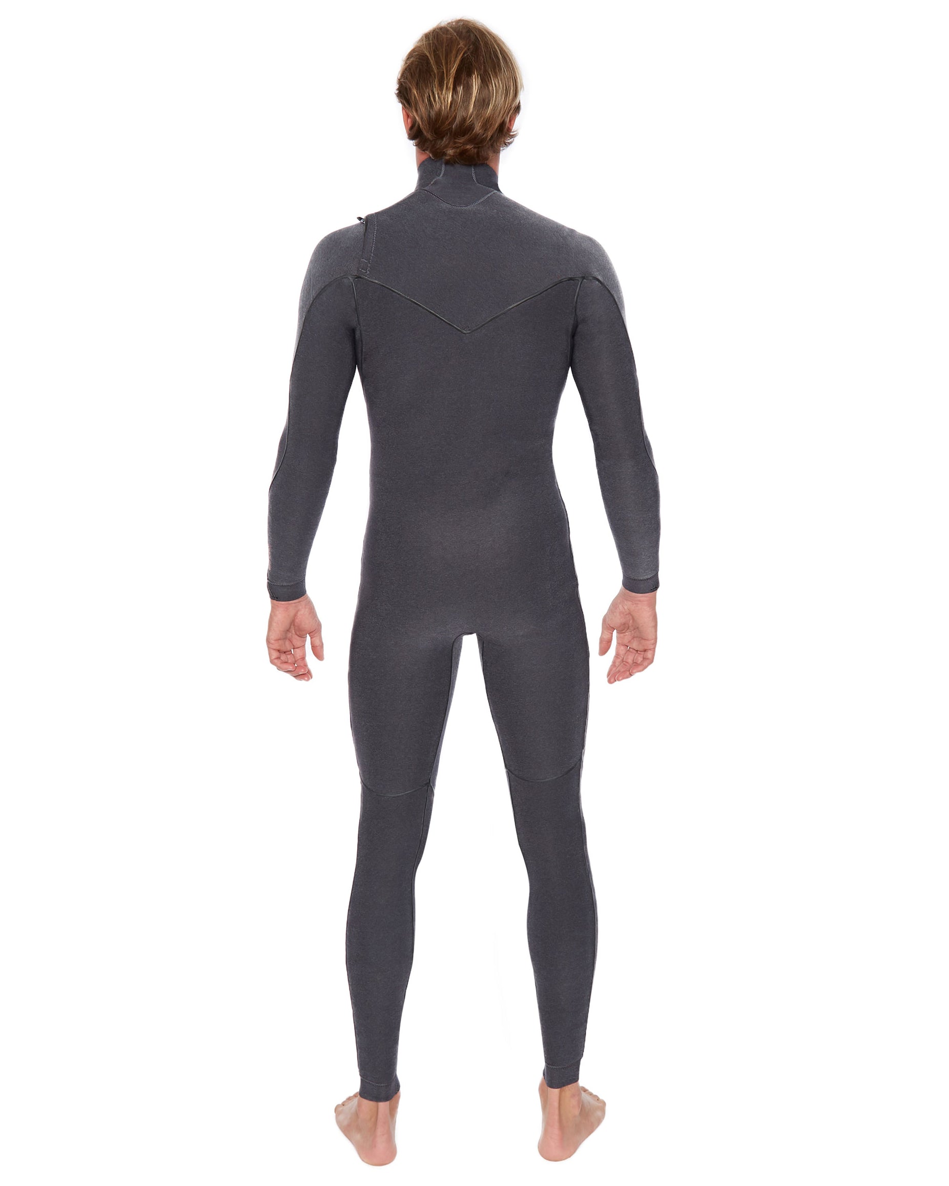 Red Cell 2mm Slant-Zip Men's Fullsuit - Black Heather