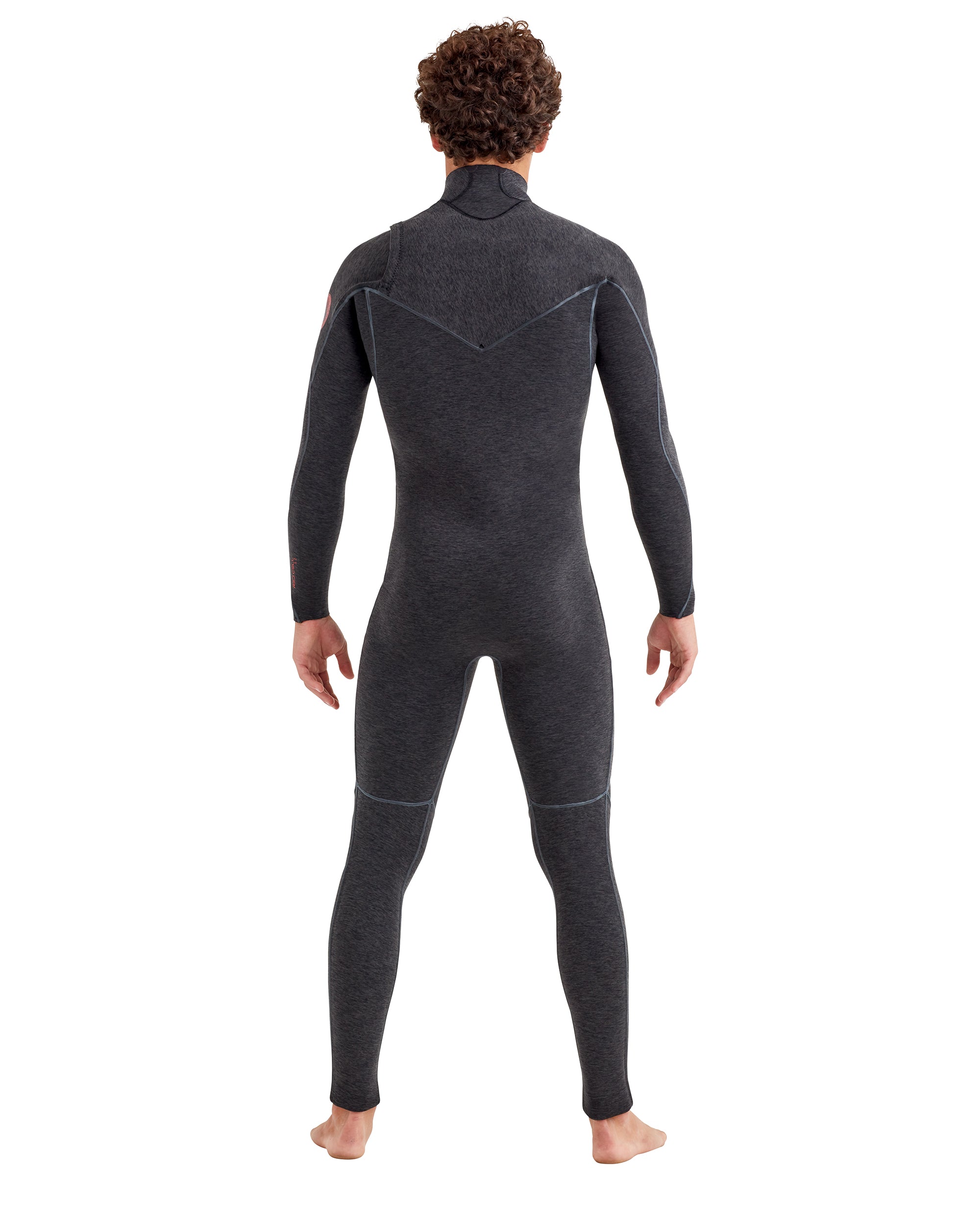 Red Cell 2mm Slant-Zip Men's Fullsuit - Black Heather