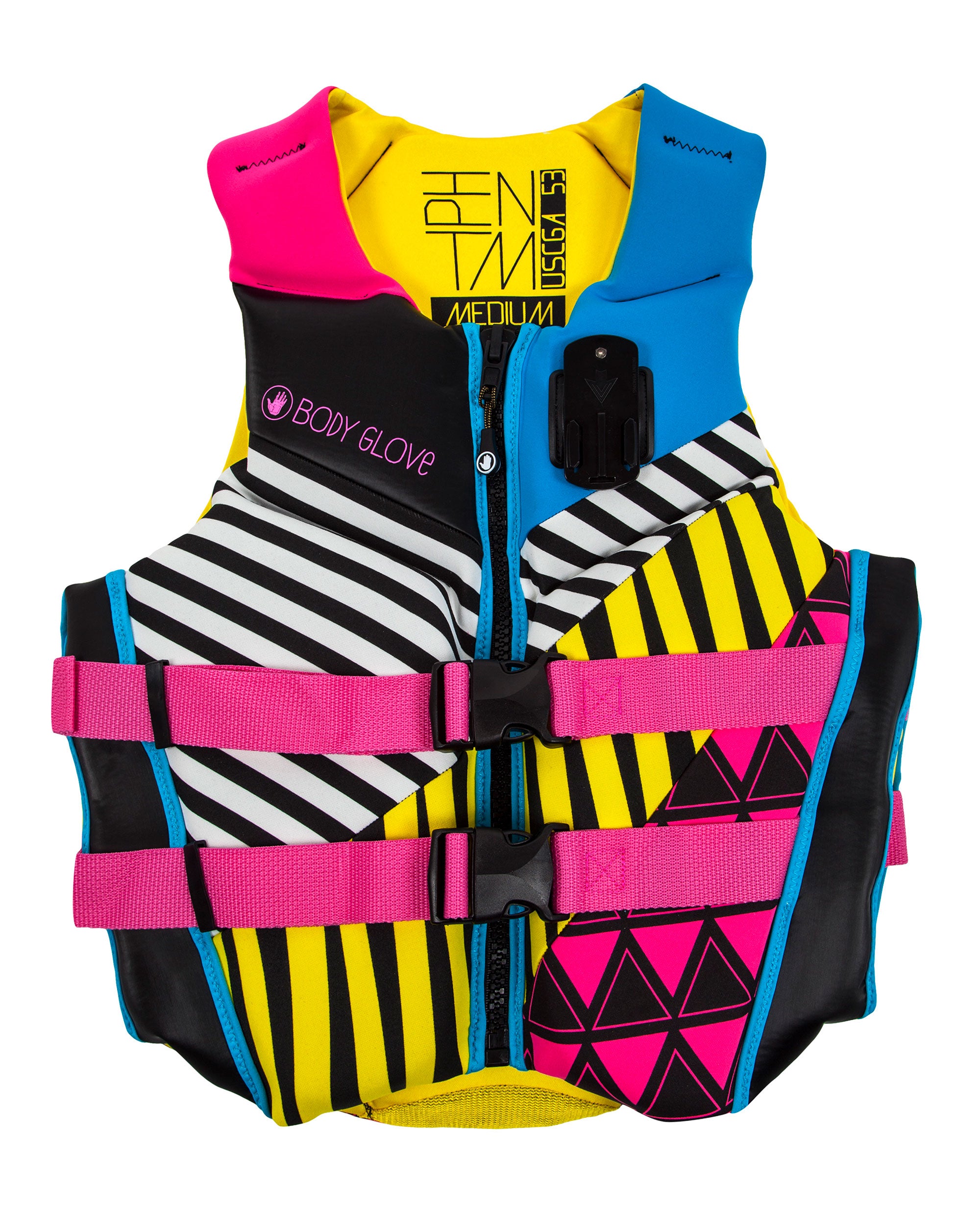 Phantom Women's USCGA PFD - Yellow/Pink