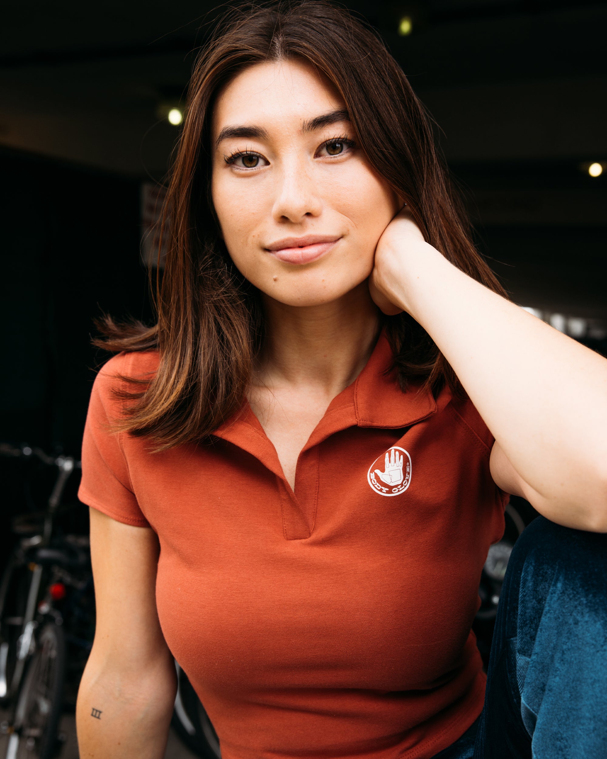 Golden Slumbers Polo Top - Spice