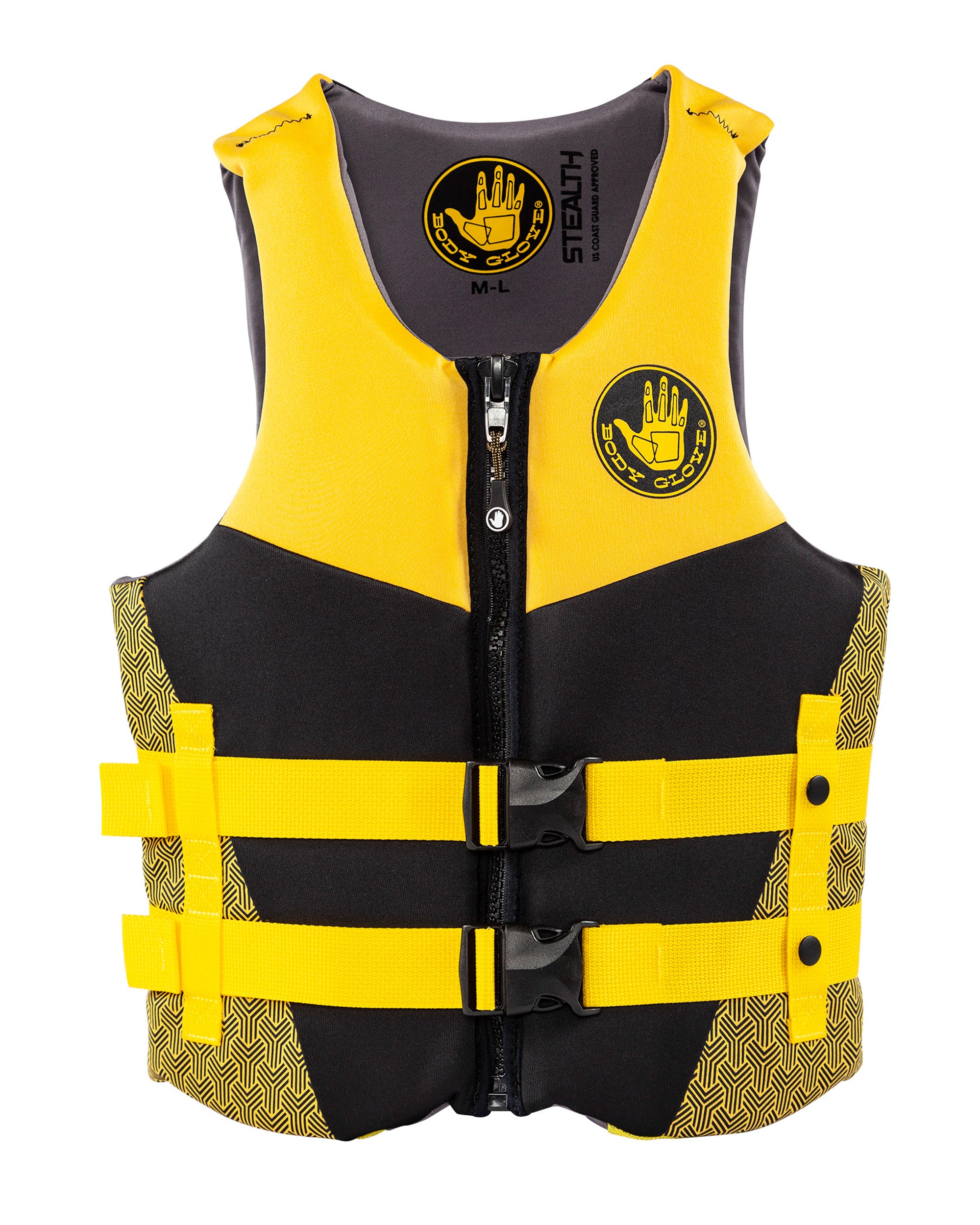 Stealth Unisex USCGA PFD -Black/Yellow