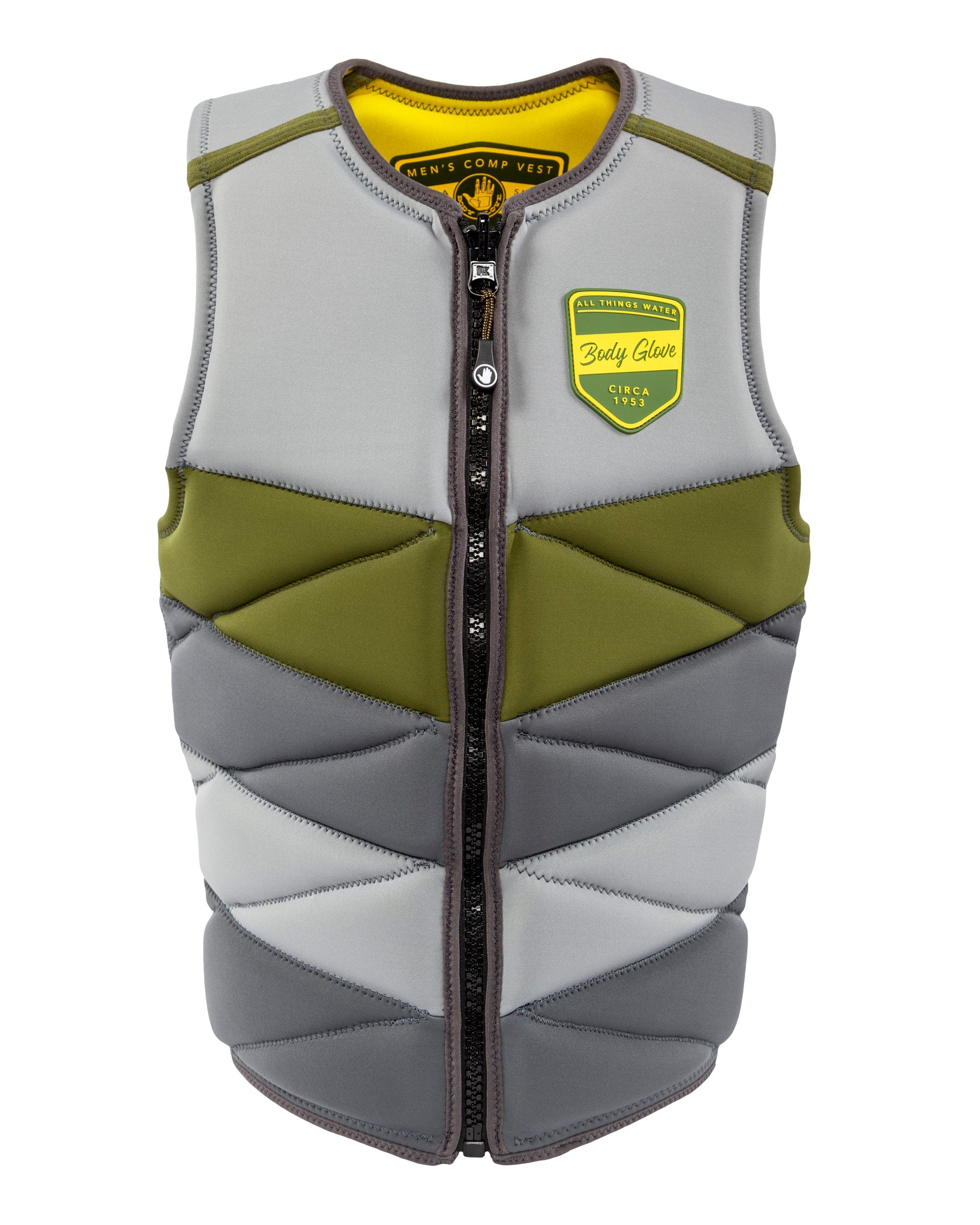 Men's Non-USCGA Comp Vest - Grey/Green