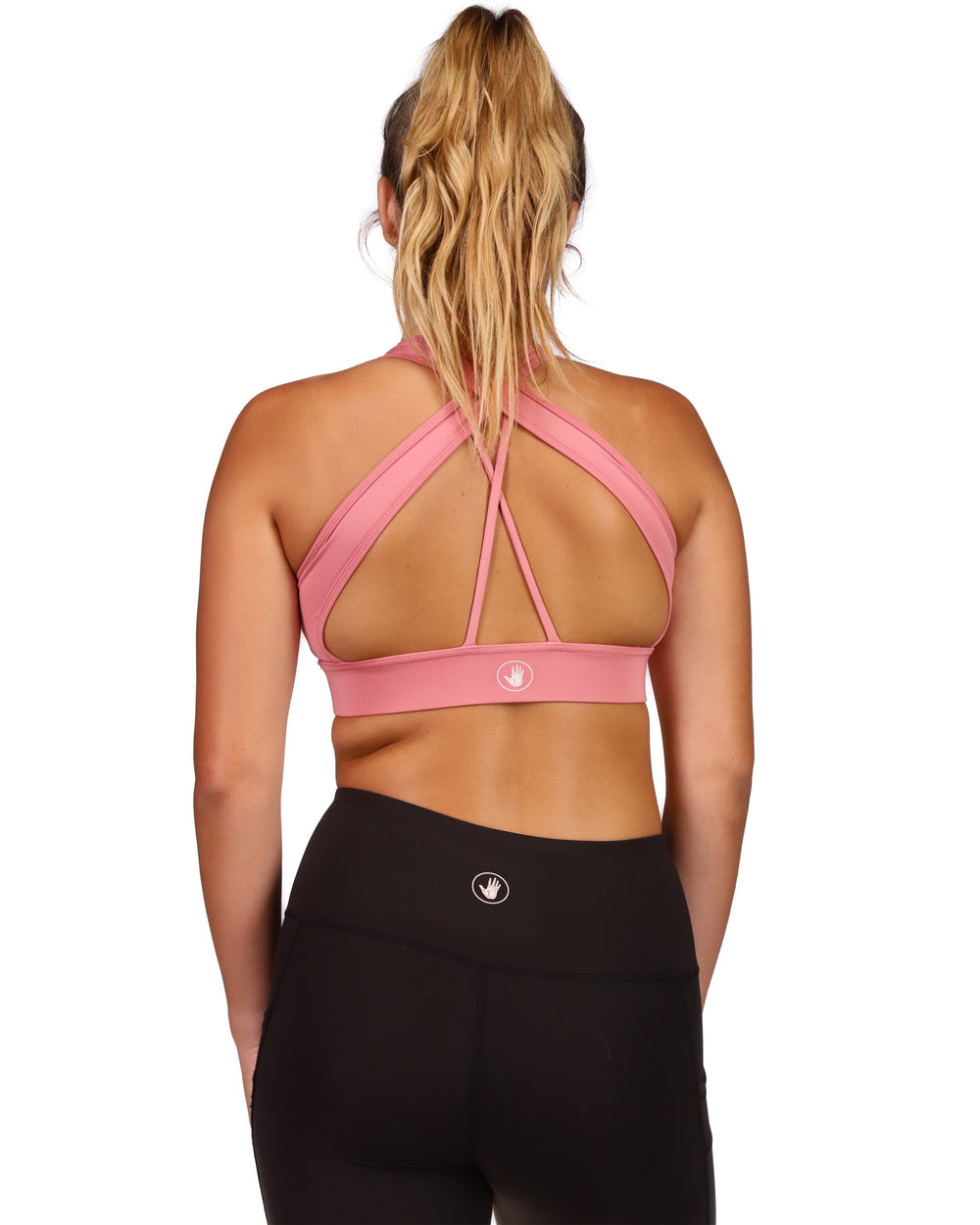 Composed Cross-Back Straps Sports Bra - Pink - Body Glove