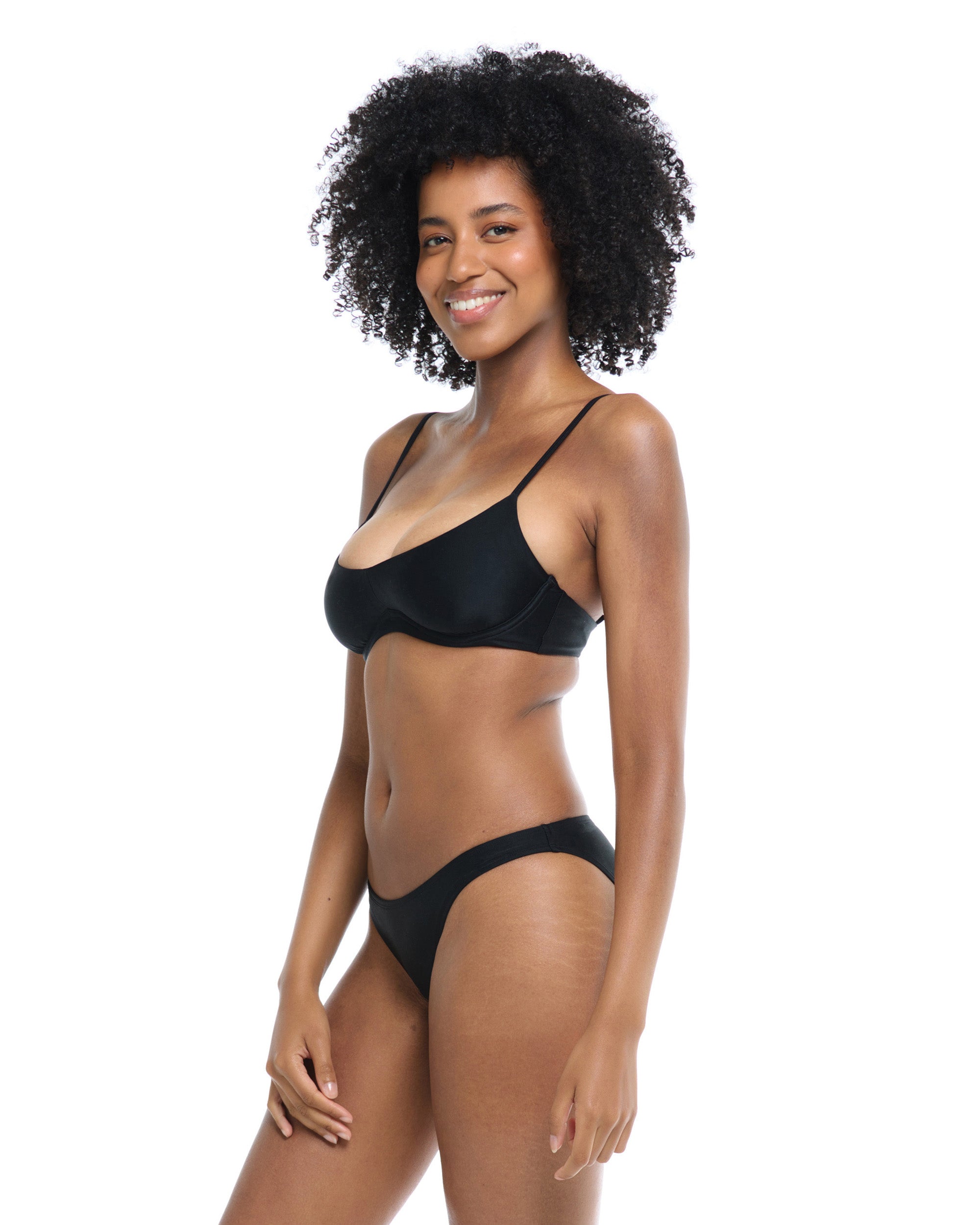 Smoothies Palmer Underwire Bikini Top - Black