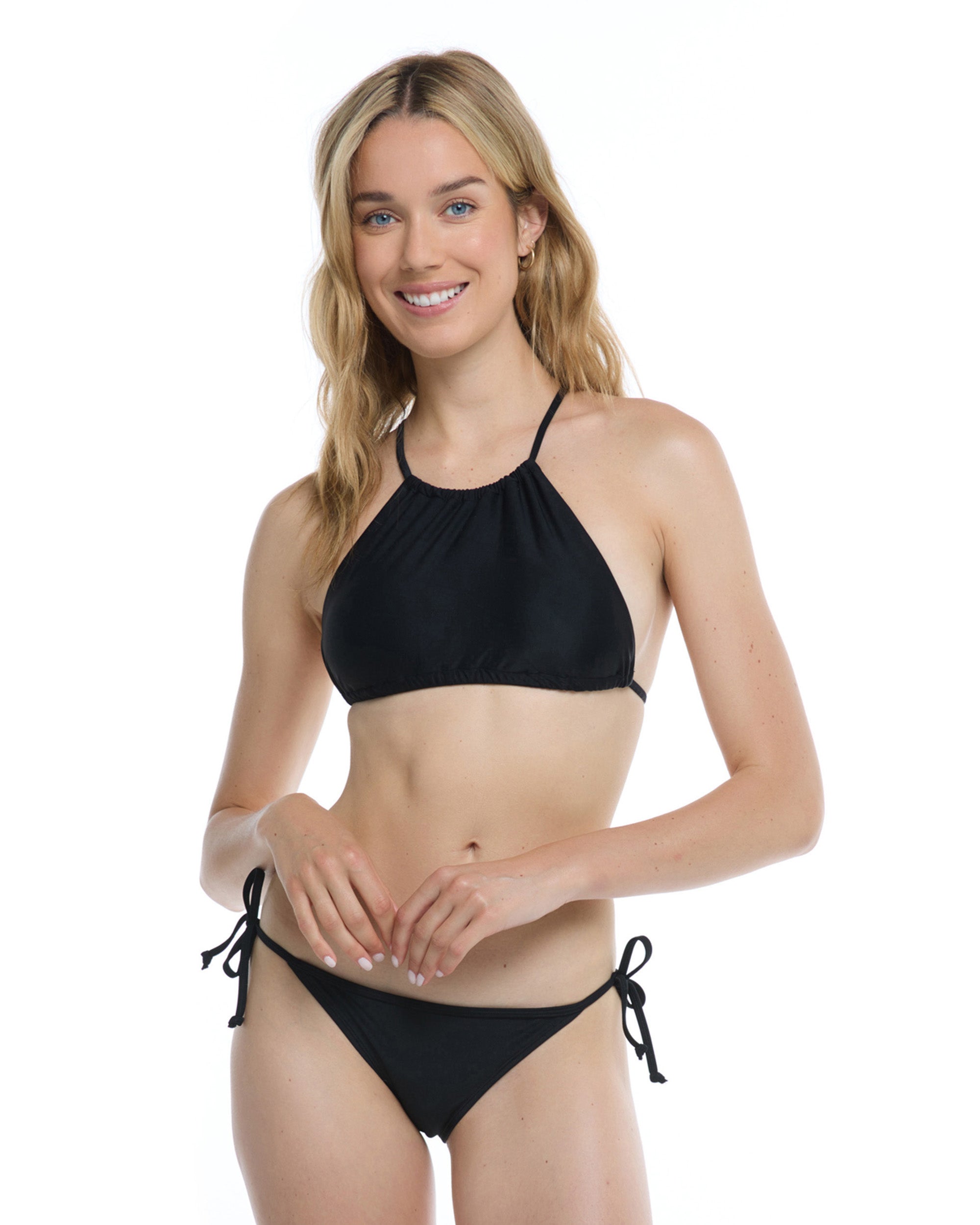 Smoothies Sage Swim Top - Black