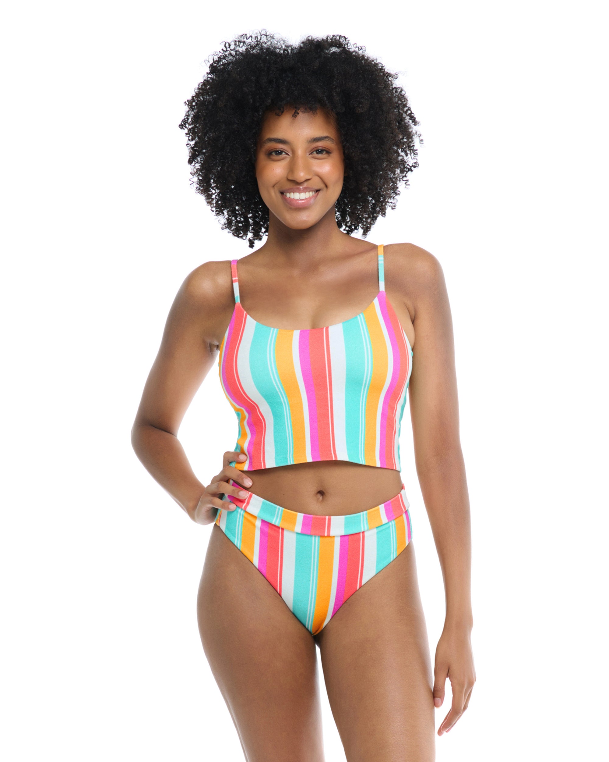 Firenze Norah Swim Crop Top - Multi