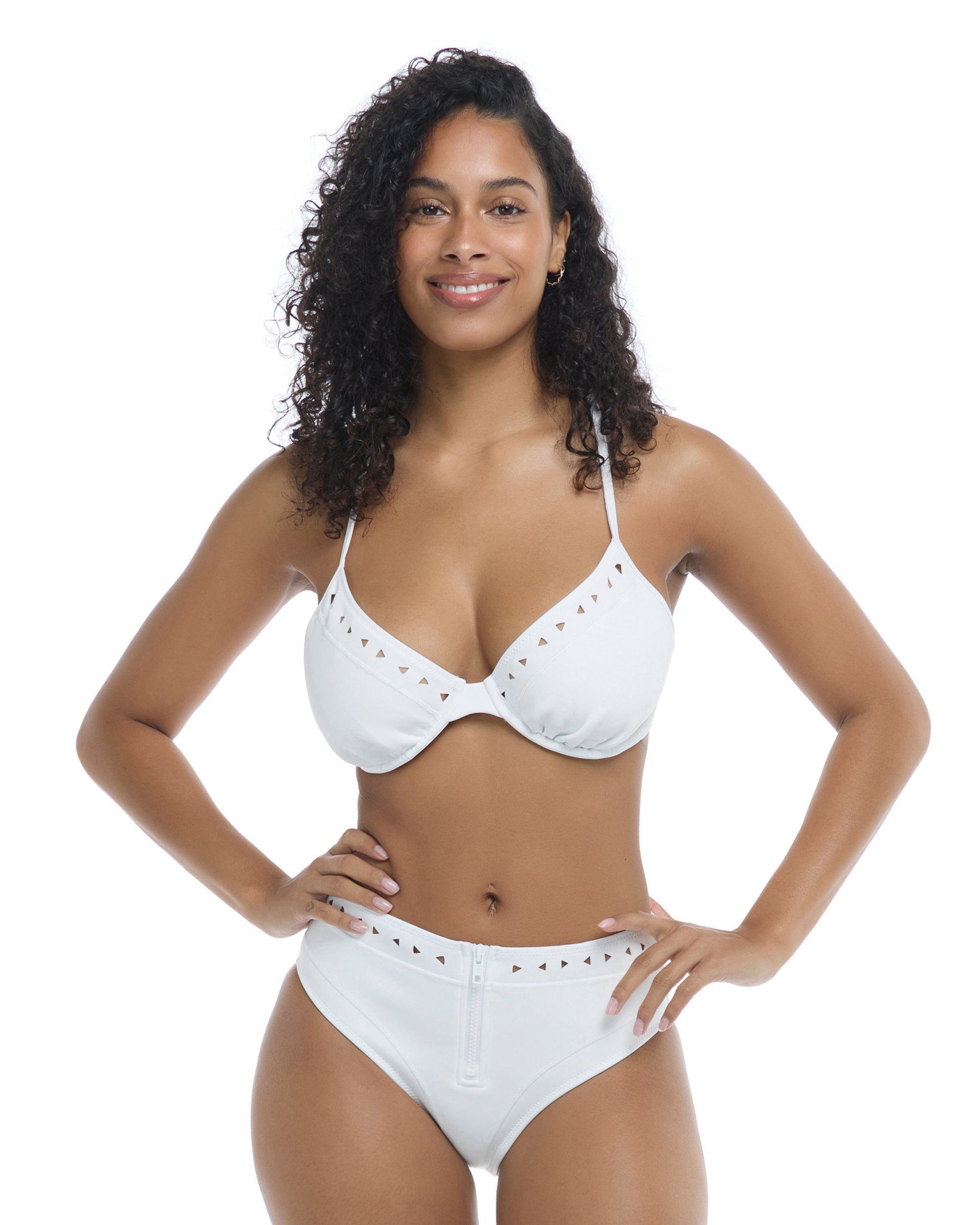 Constellation Solo D-F Cup Bikini Top - Snow