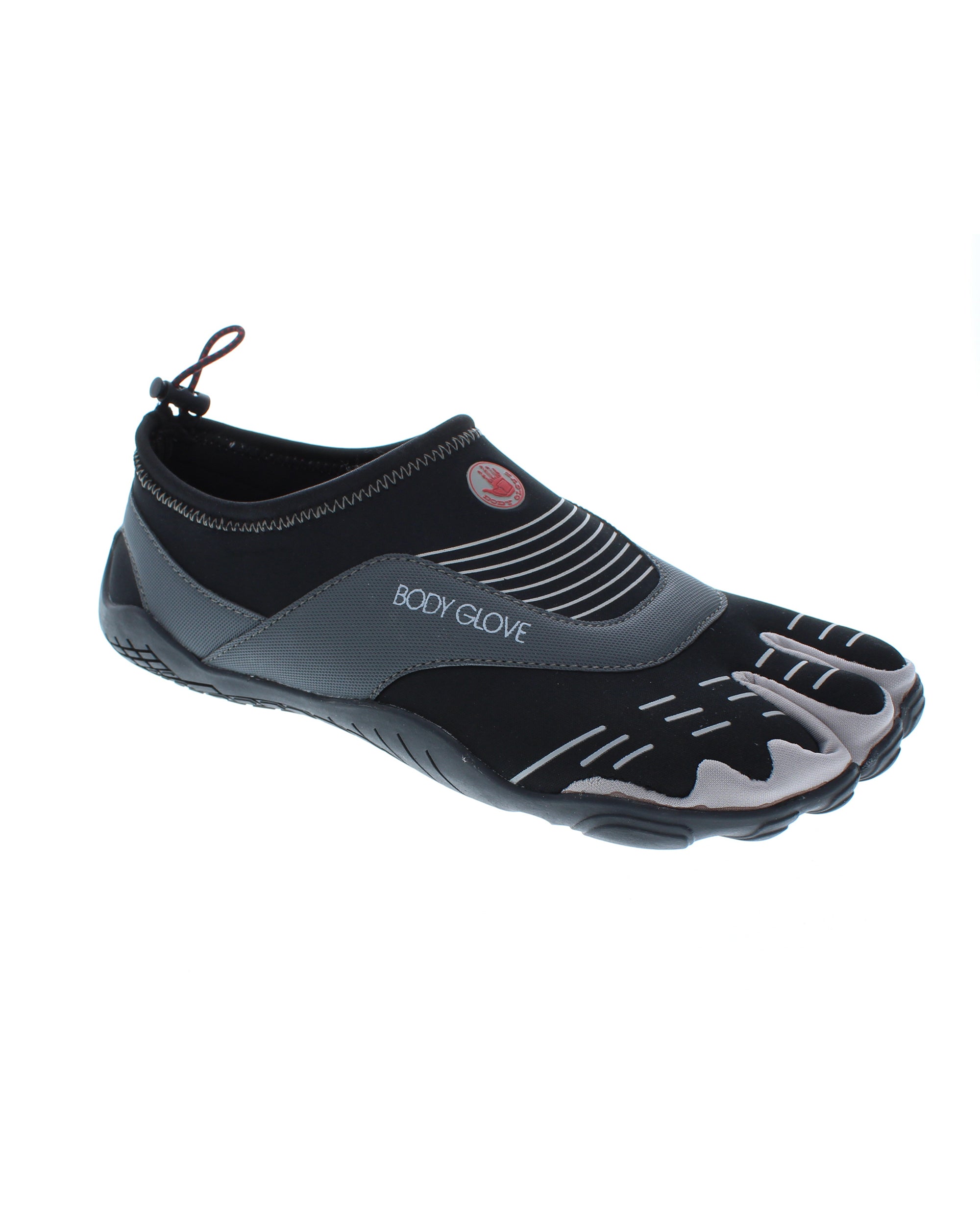 Men's 3T Barefoot Cinch Water Shoes - Black/Rio Red