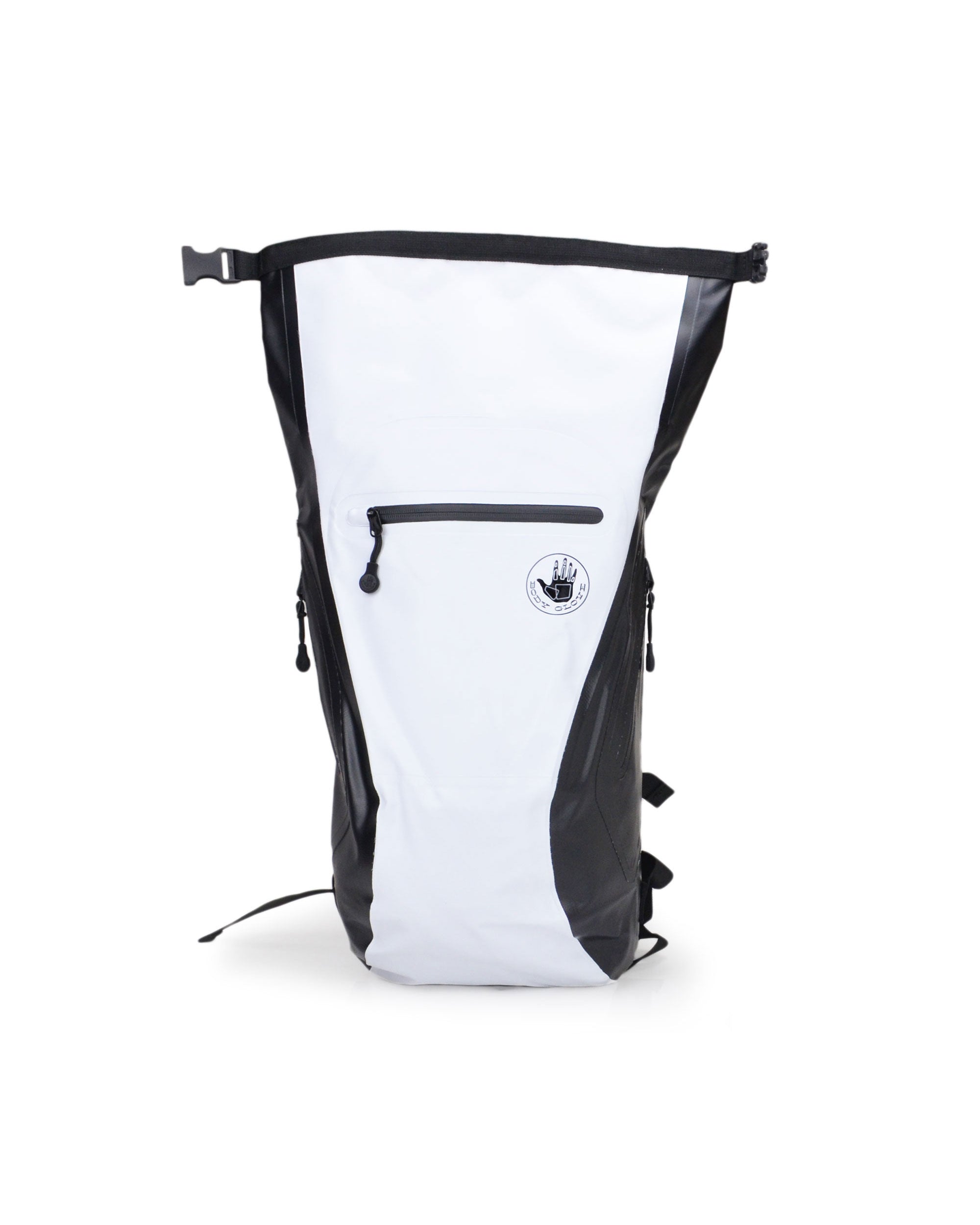 Advenire Waterproof Vertical Roll-Top Backpack - White