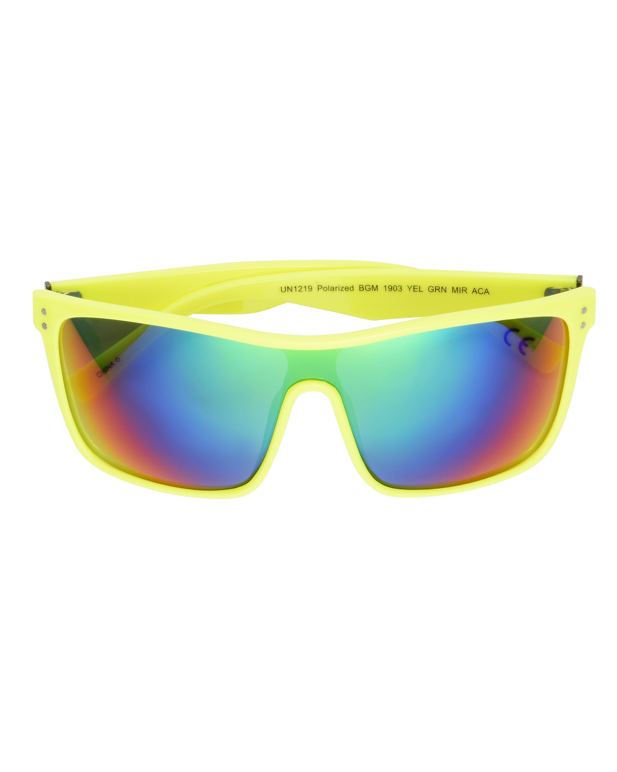 Men's Amped Polarized Sunglasses - Neon Yellow