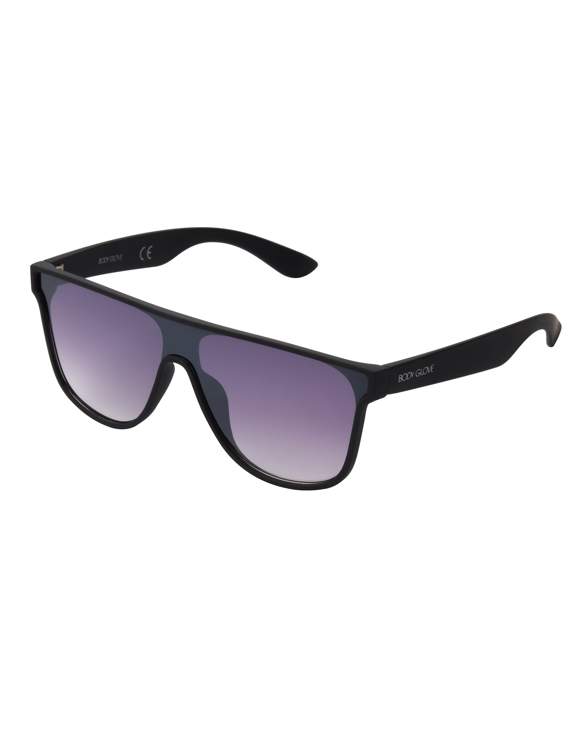 Toby Shield Sunglasses - Black