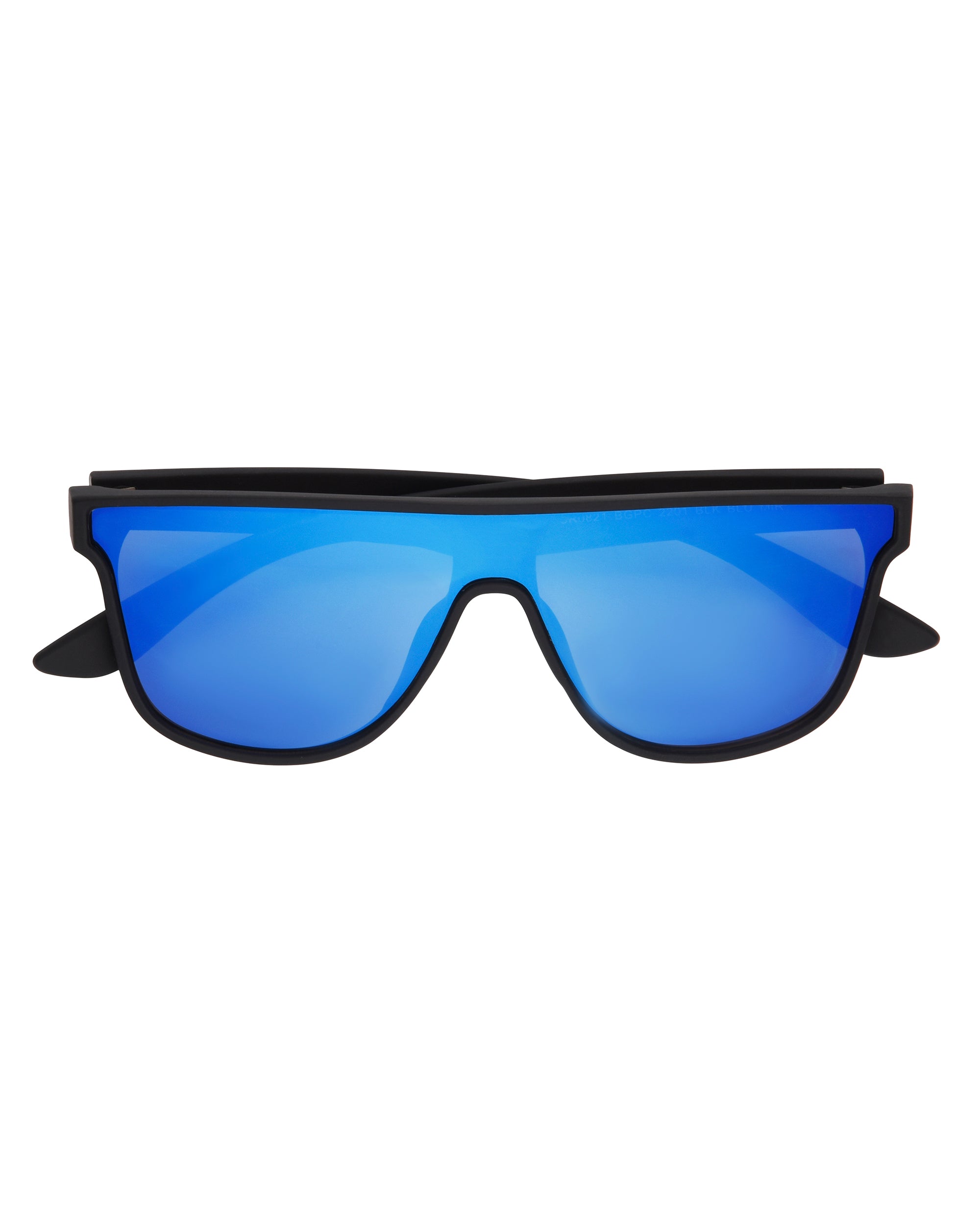 Toby Shield Sunglasses - Blue/Black