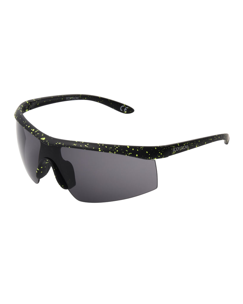 Backdoor Polarized Aviator Sunglasses - Black/Neon Citron - Body Glove