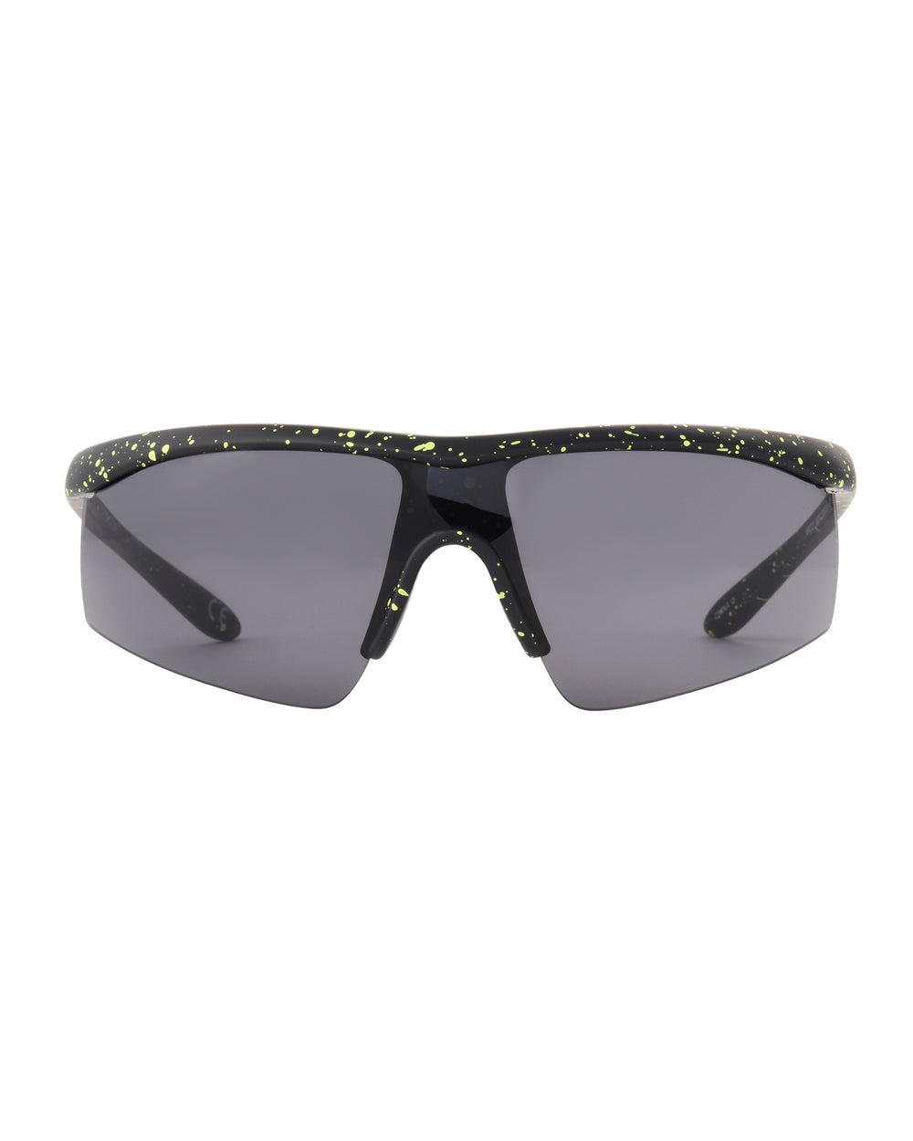 Body Glove Sunglasses mod. SR1021 BGPC 2203 Black Green Wrap Half Rim New