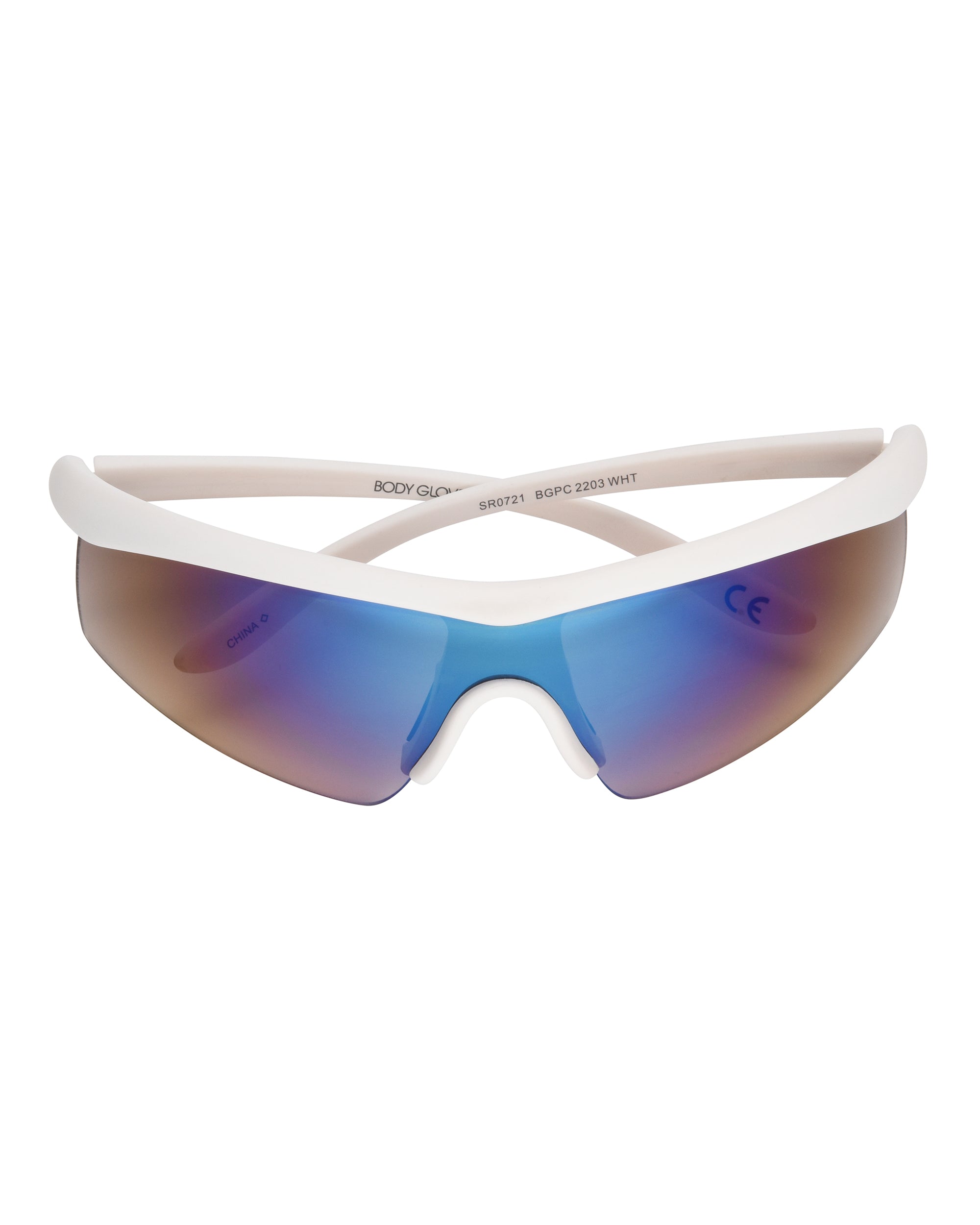 Born to Roam Blade Sunglasses - White