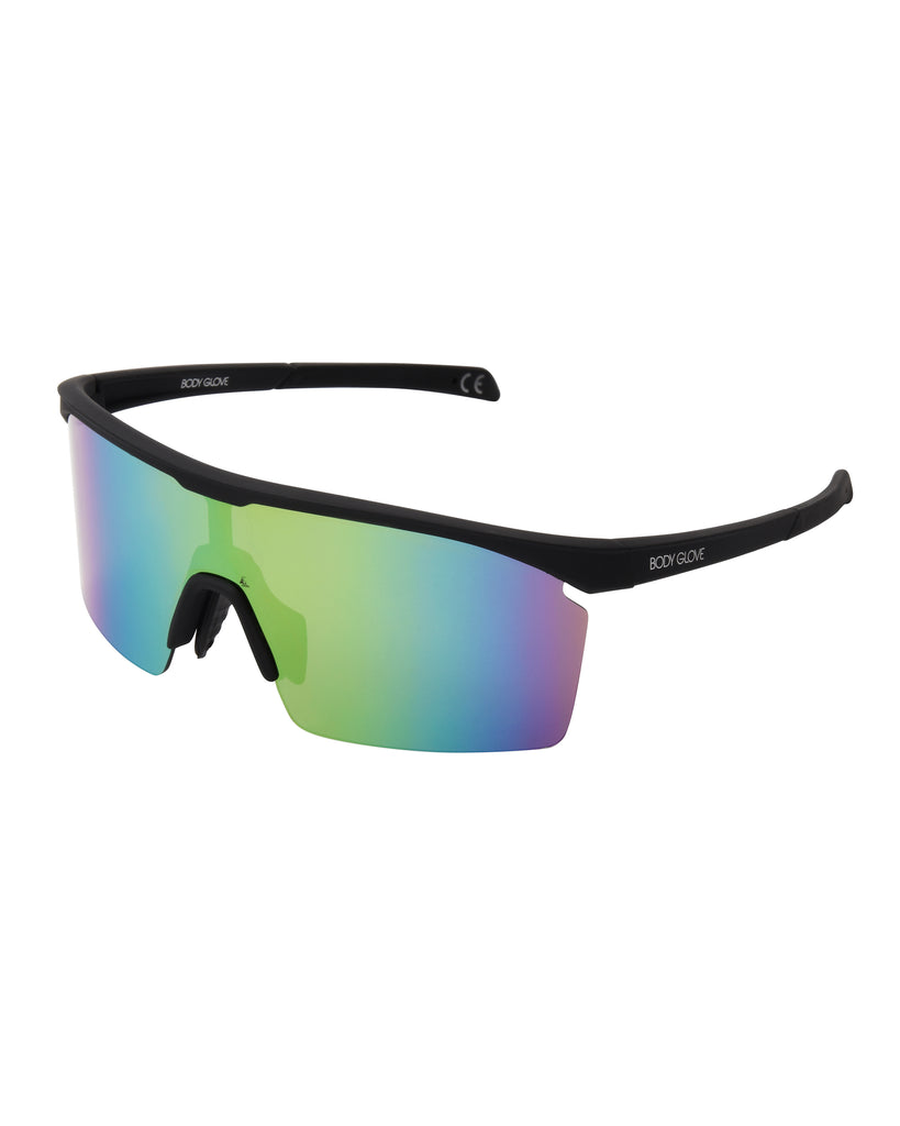 Body Glove Sunglasses mod. SR1021 BGPC 2203 Black Green Wrap Half