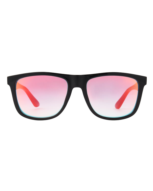 Talise Way-Style Frame Sunglasses - Black