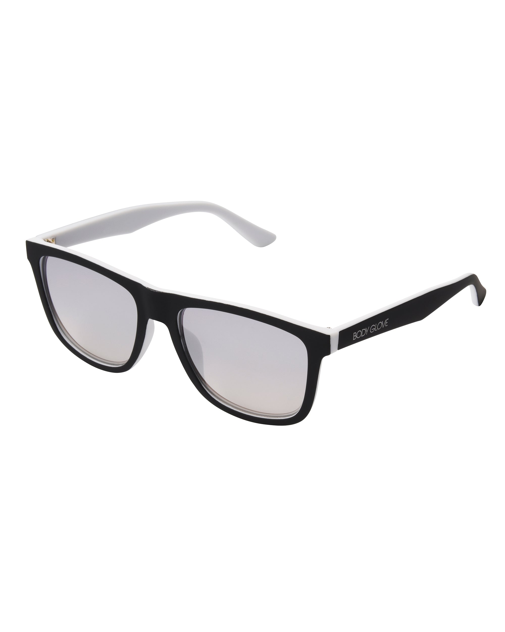 Talise Way-Style Frame Sunglasses - Black/White