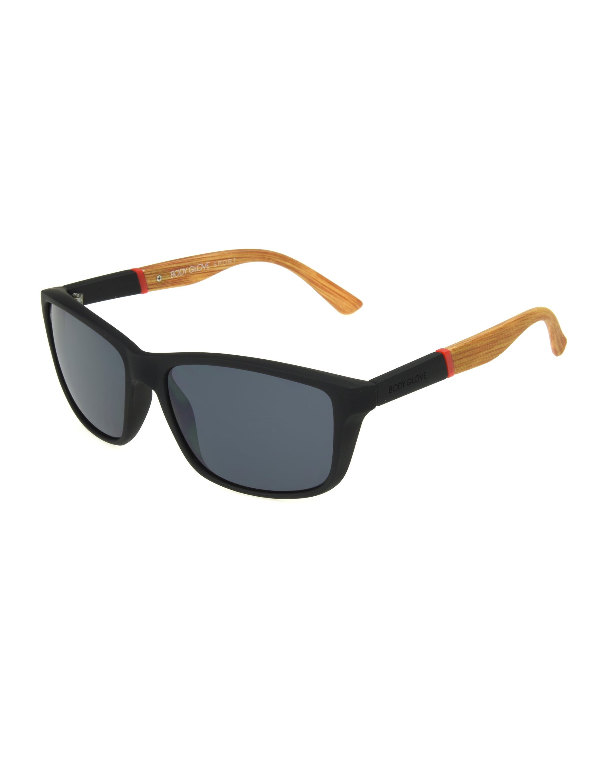 Jake Rectangle Sunglasses - Black