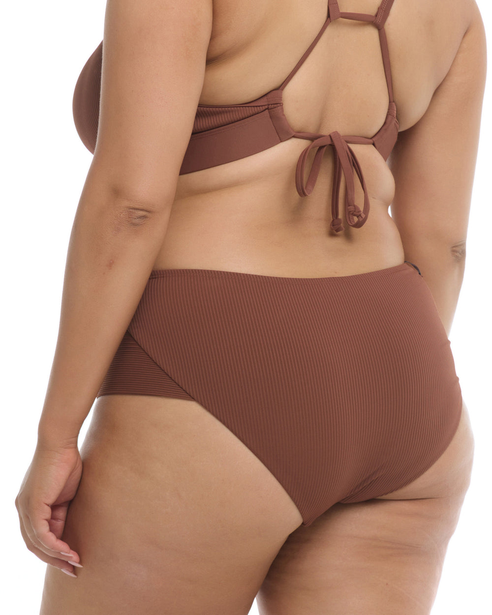 Ibiza Coco Plus Size Bikini Bottom - Brown - Body Glove