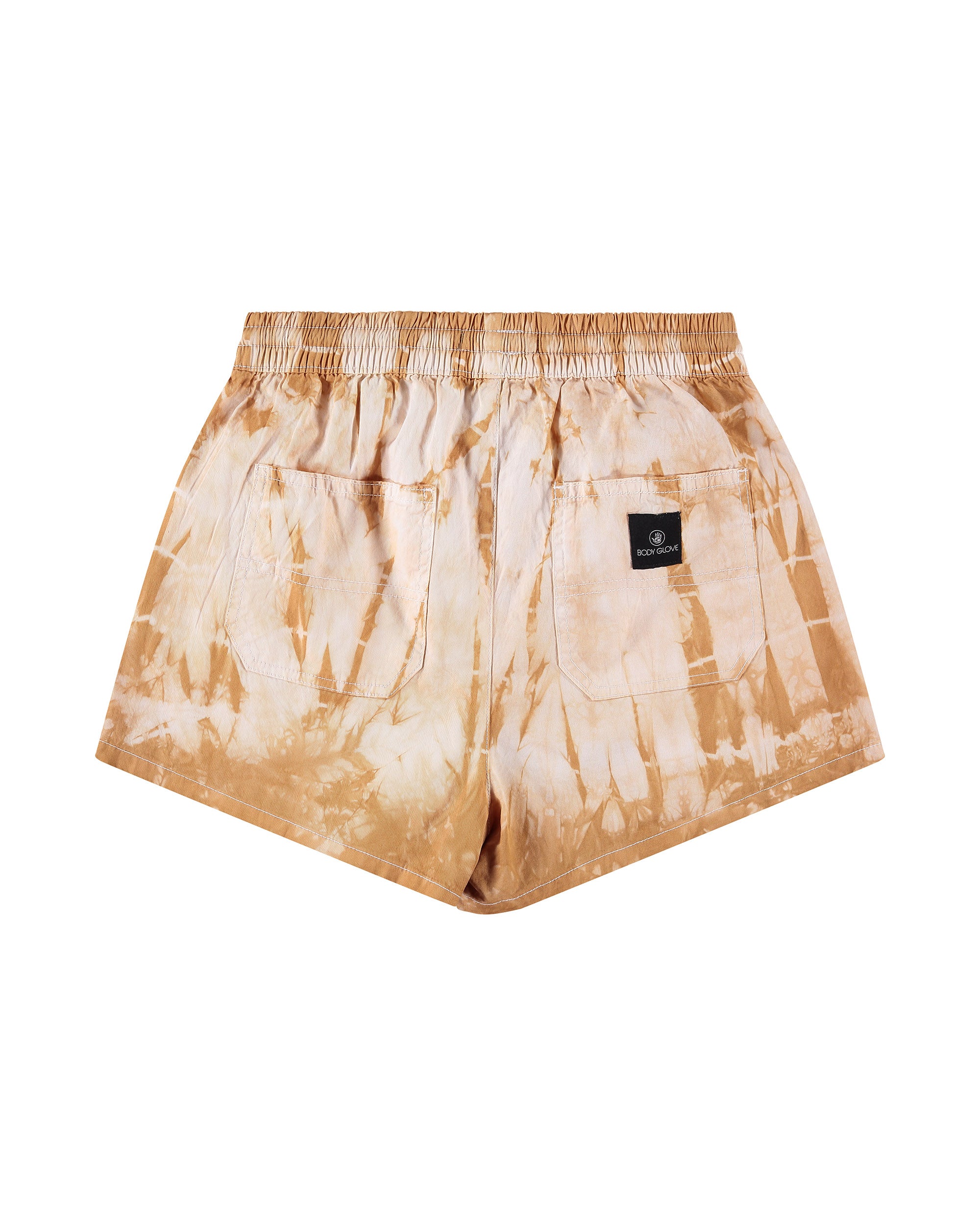 Edilee Elastic Waist Shorts - Bronze