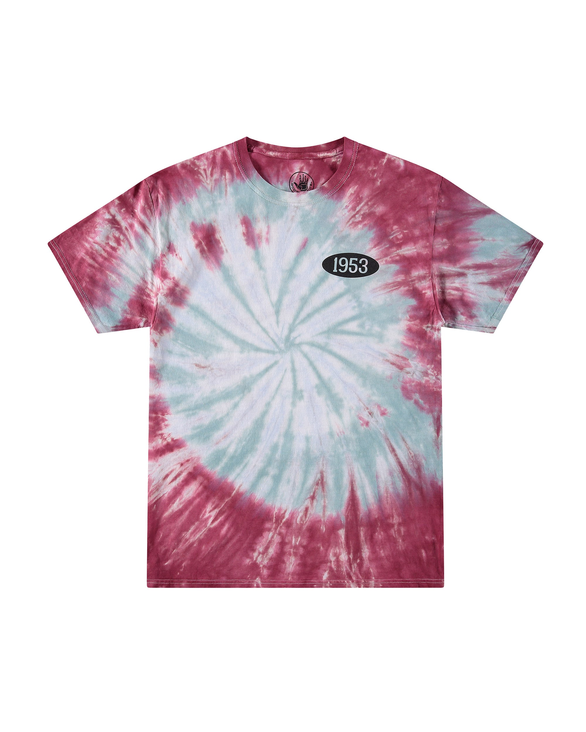 Short-Sleeved Tie-Dyed T-Shirt - Jade