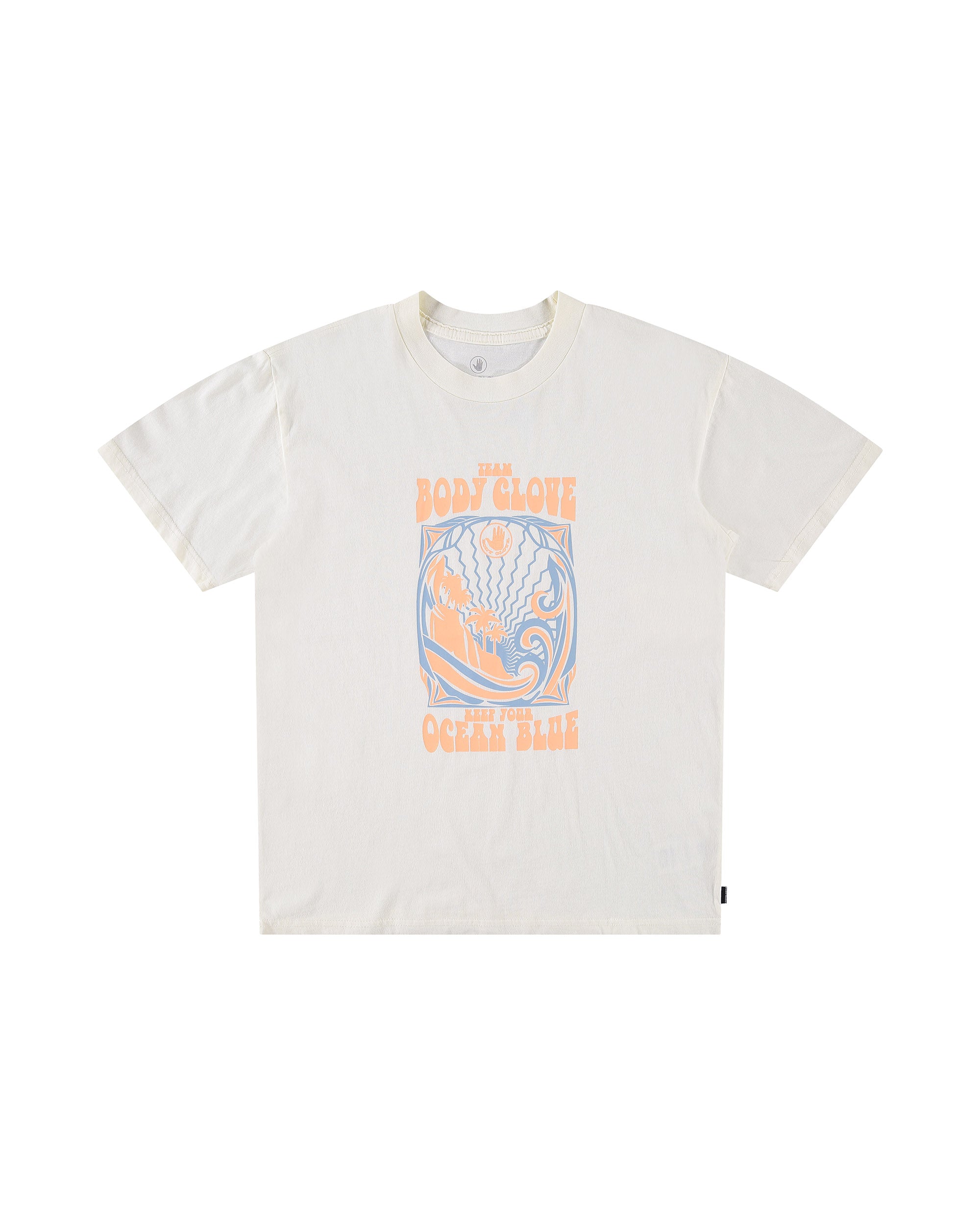 Keep The Ocean Blue T-Shirt - Cream