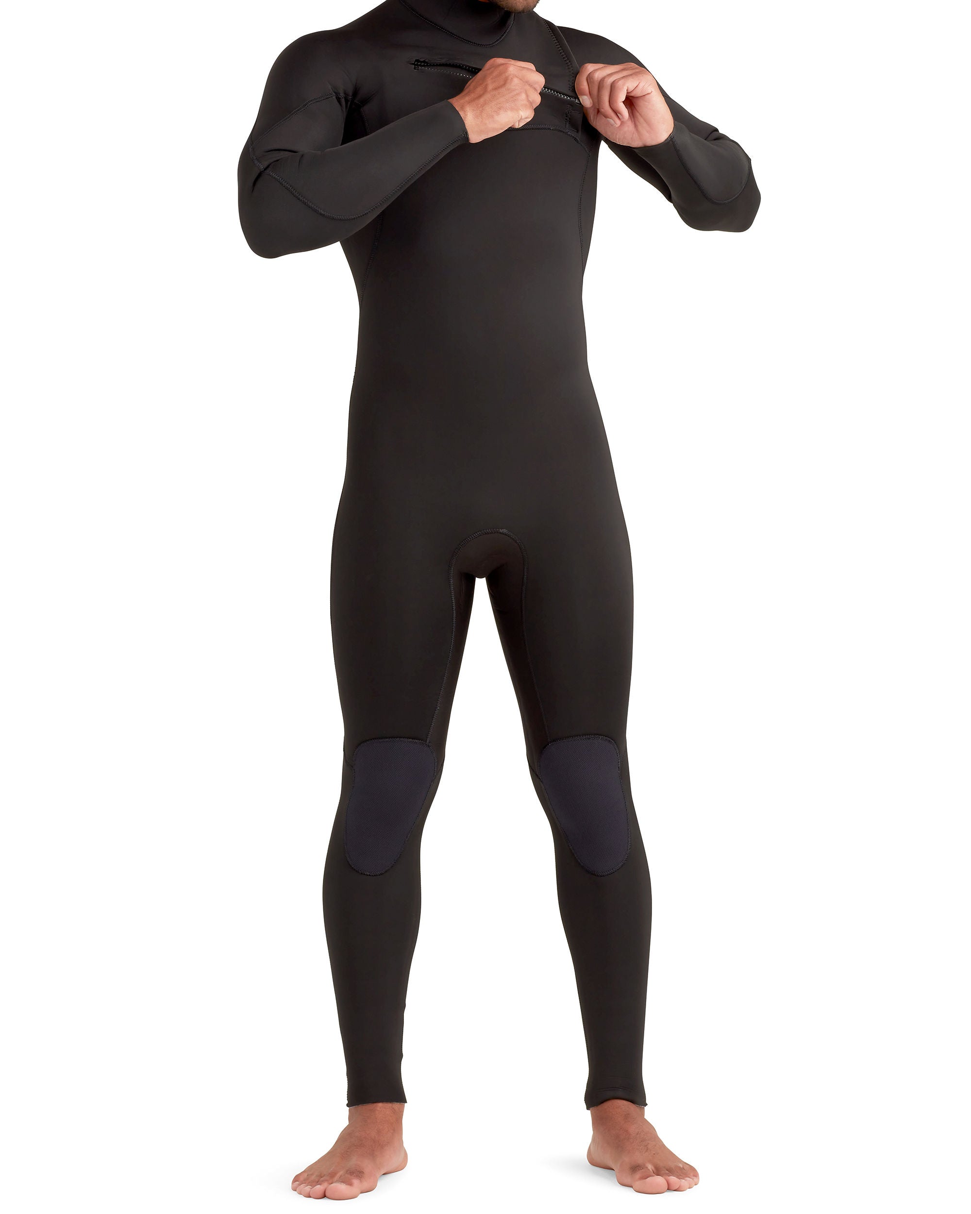 Variant 4/3mm Men's Chest-Zip Fullsuit - Black