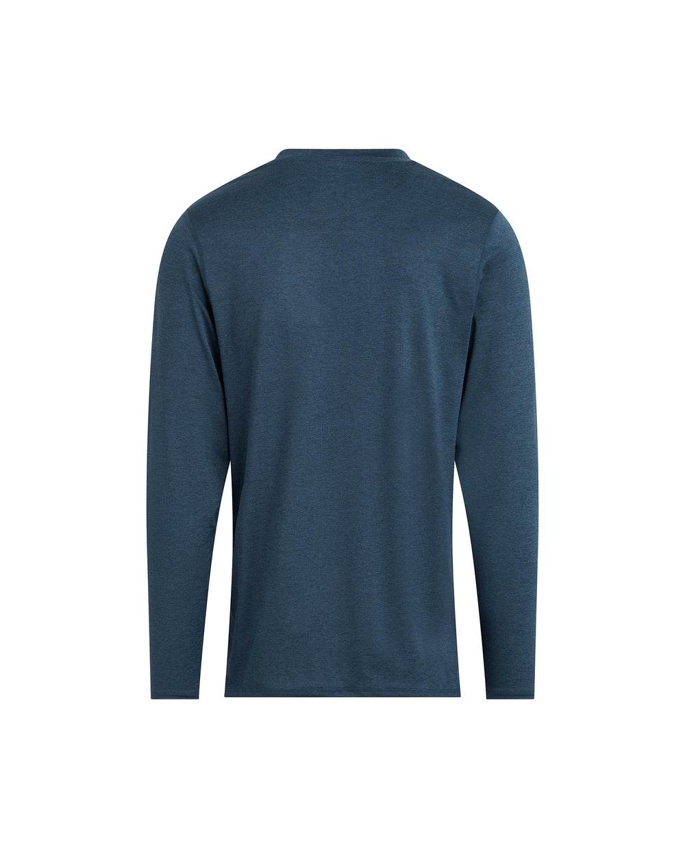 Lucky Brand Navy Blue Split Neck Thermal Long Sleeve Lace Shirt Size Medium