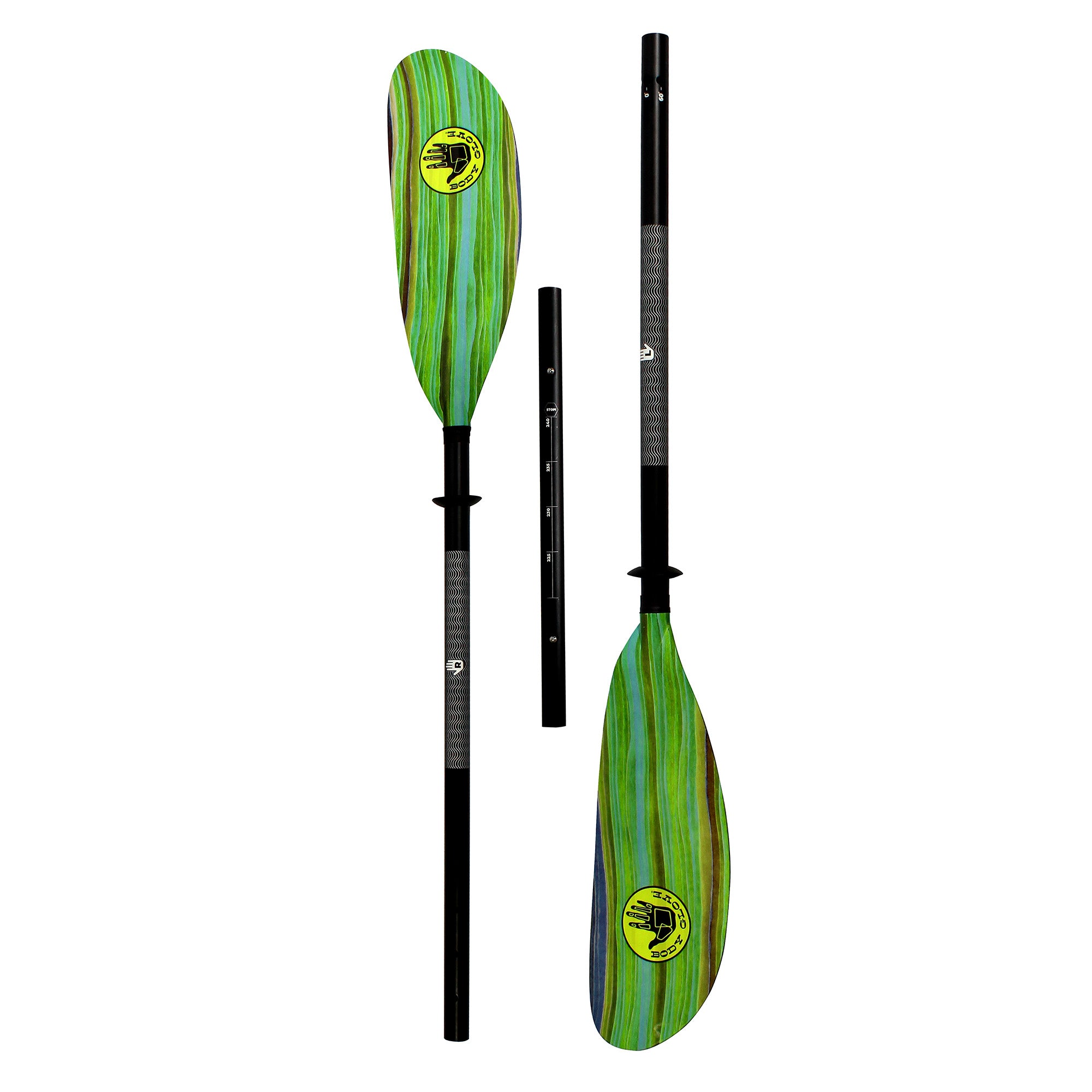 Slider Pro Kayak Paddle - Green Wood