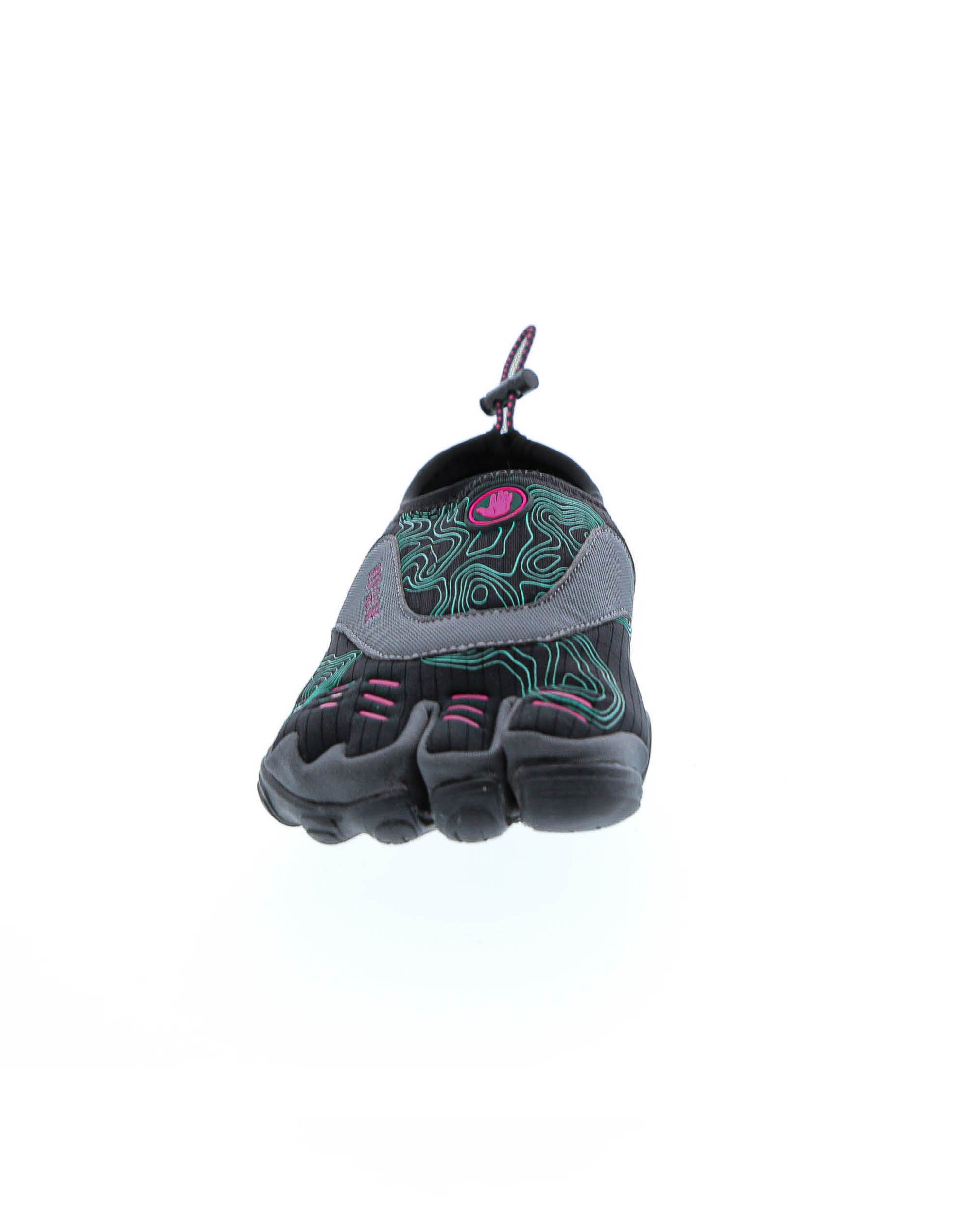 Women's 3T Barefoot Cinch Water Shoes - Black/Fuschia