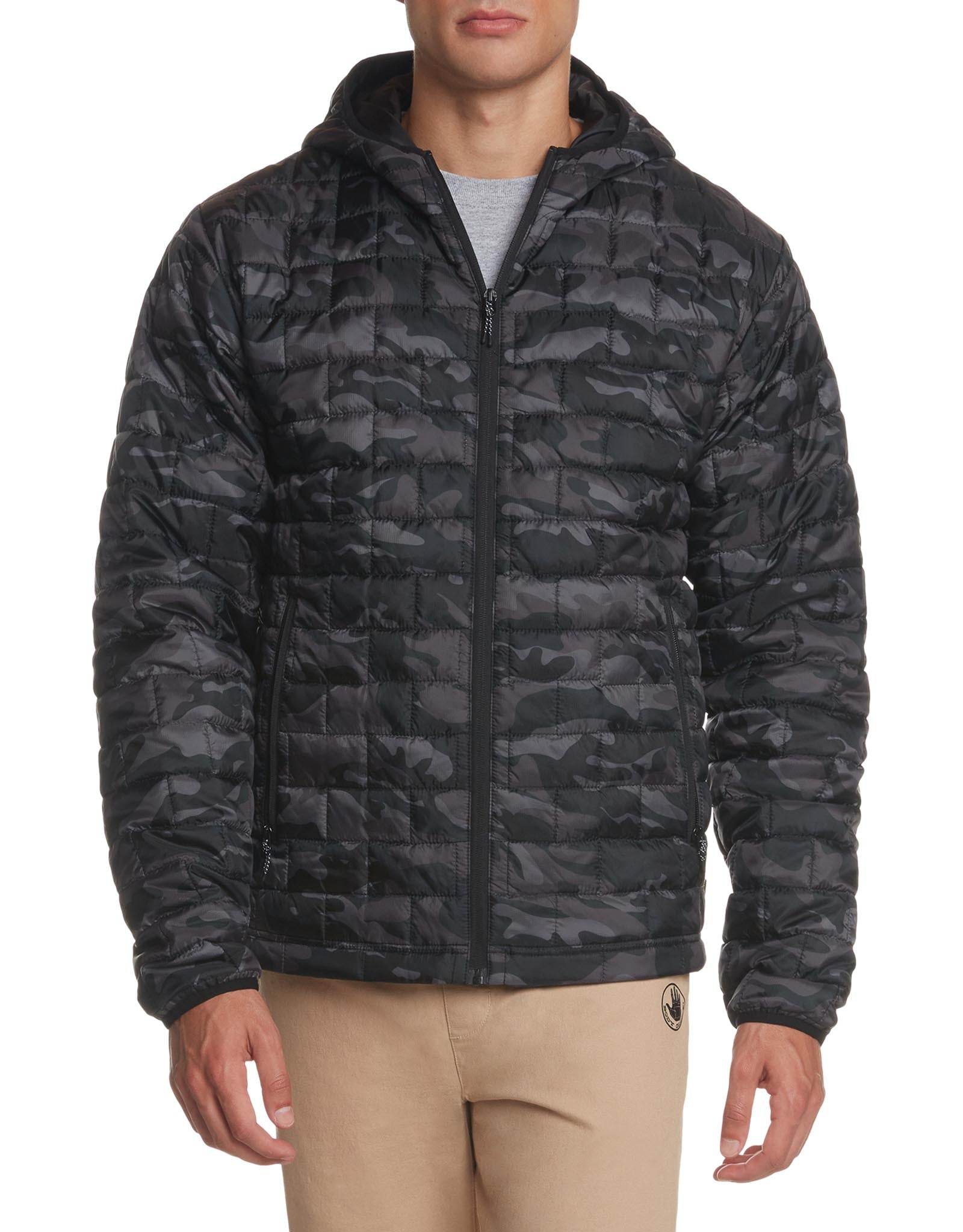 Heritage Hooded Puffer Jacket - Midnight Camo