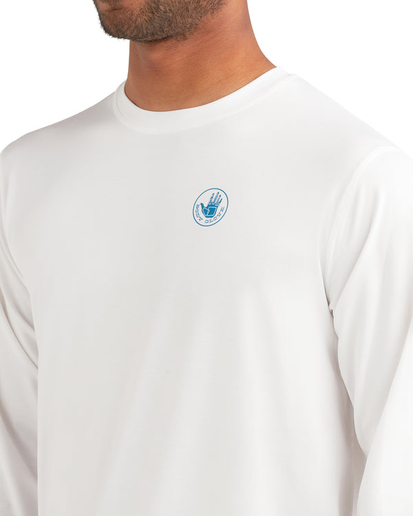 Otherside Fifth Long Sleeve UPF Sun Shirt - White - Otherside Boardsports