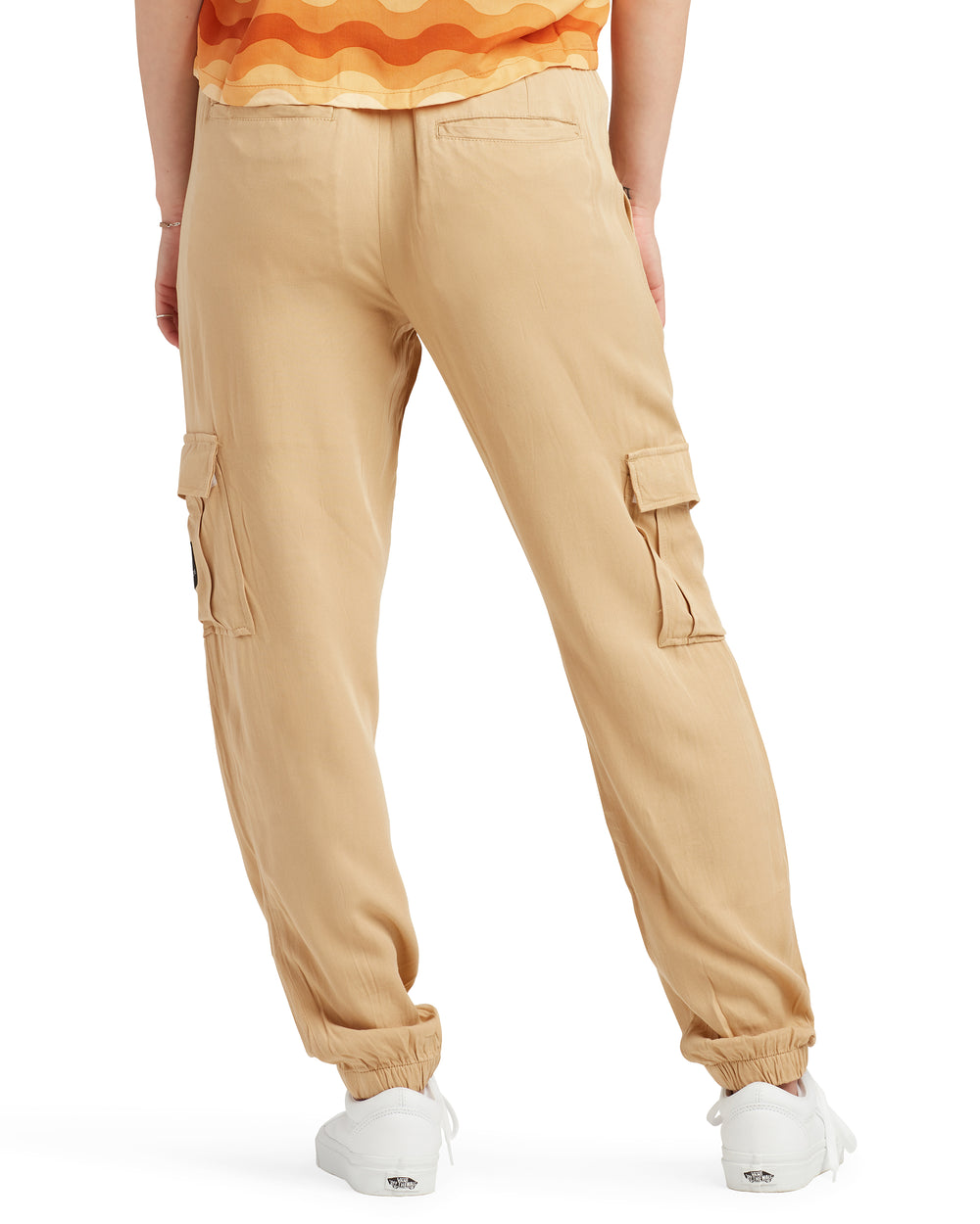 Myly Mid-Rise Cargo Jogger Pant - Tan - Body Glove