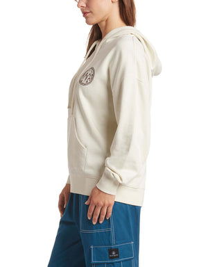 Make Waves Fleece Hoodie - Cream